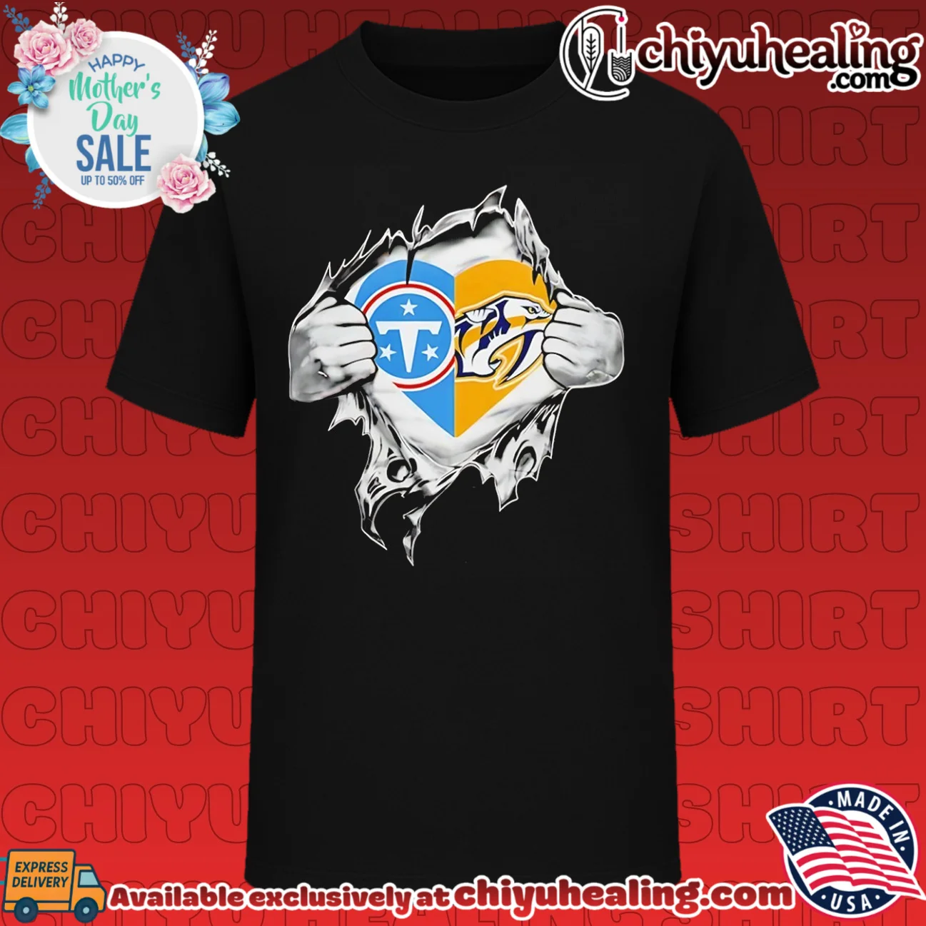 Tennessee Titans and Nashville Predators It Is in My Heart shirt & hoodie