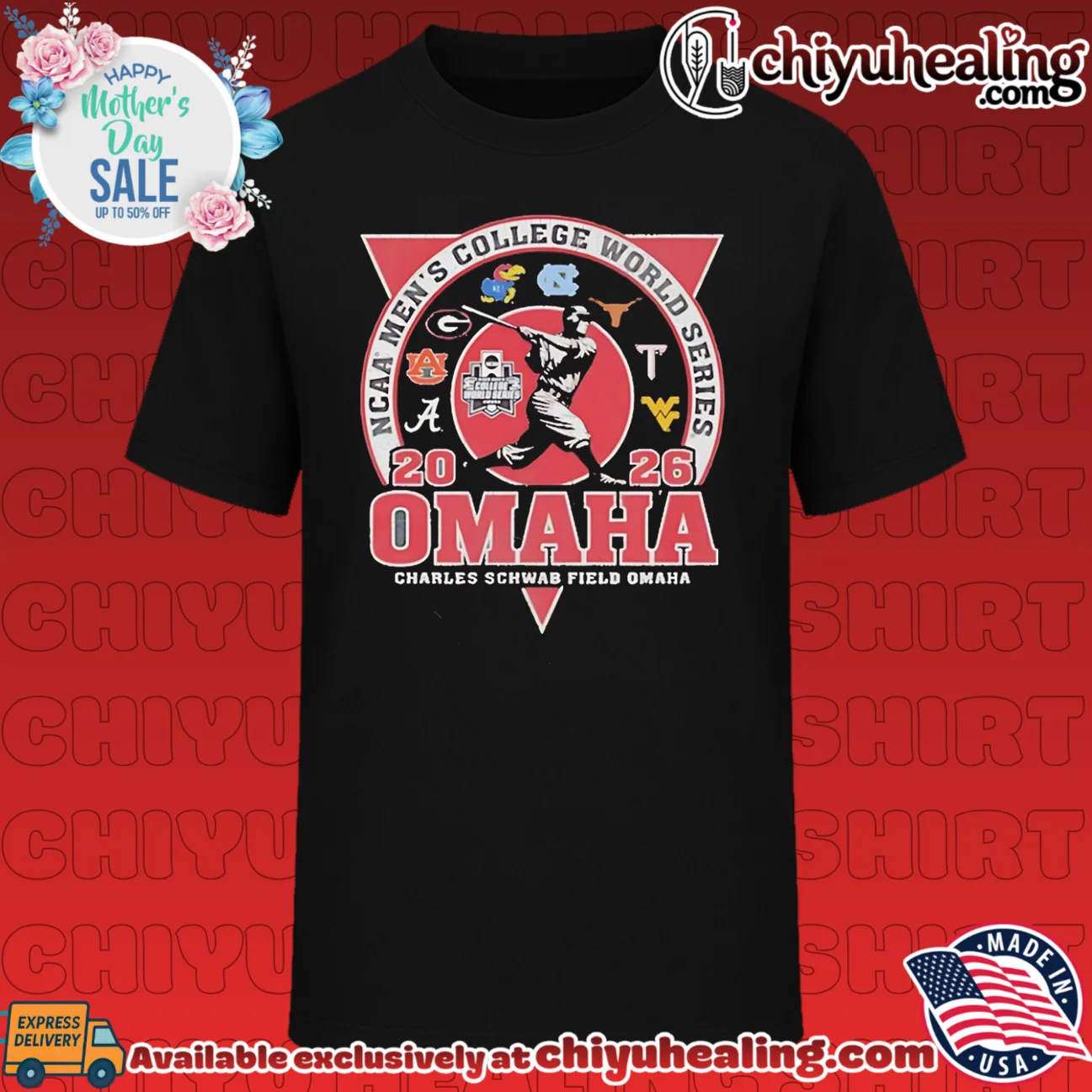 Texas Longhorns 2026 Baseball College World Series 8 Team Good Angle shirt