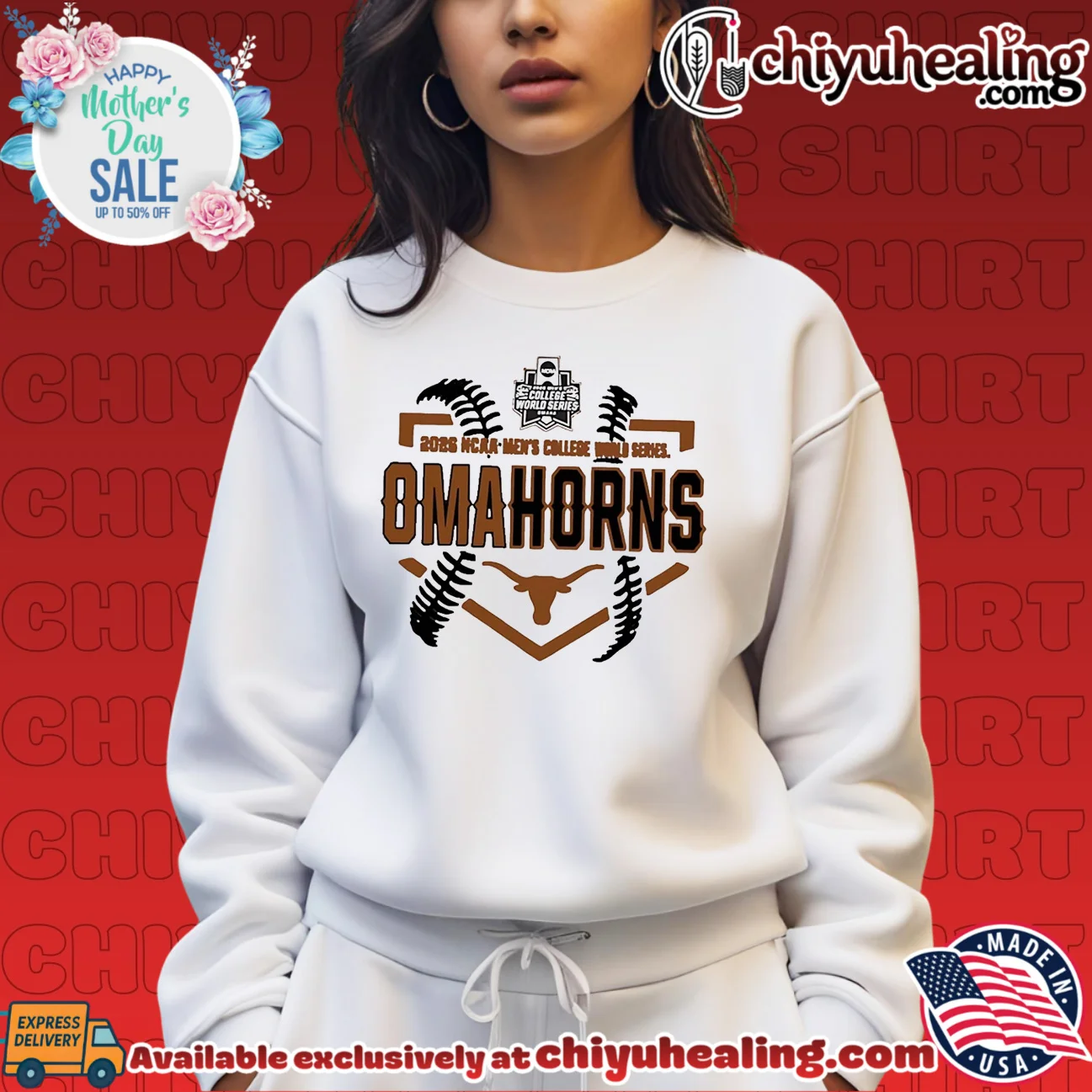 Texas Longhorns 2026 College World Series Bound OmaHorns shirt vintage shirt & hoodie - Ultimate Gift Edition Texas Longhorns 2026 College World Series Bound OmaHorns shirt