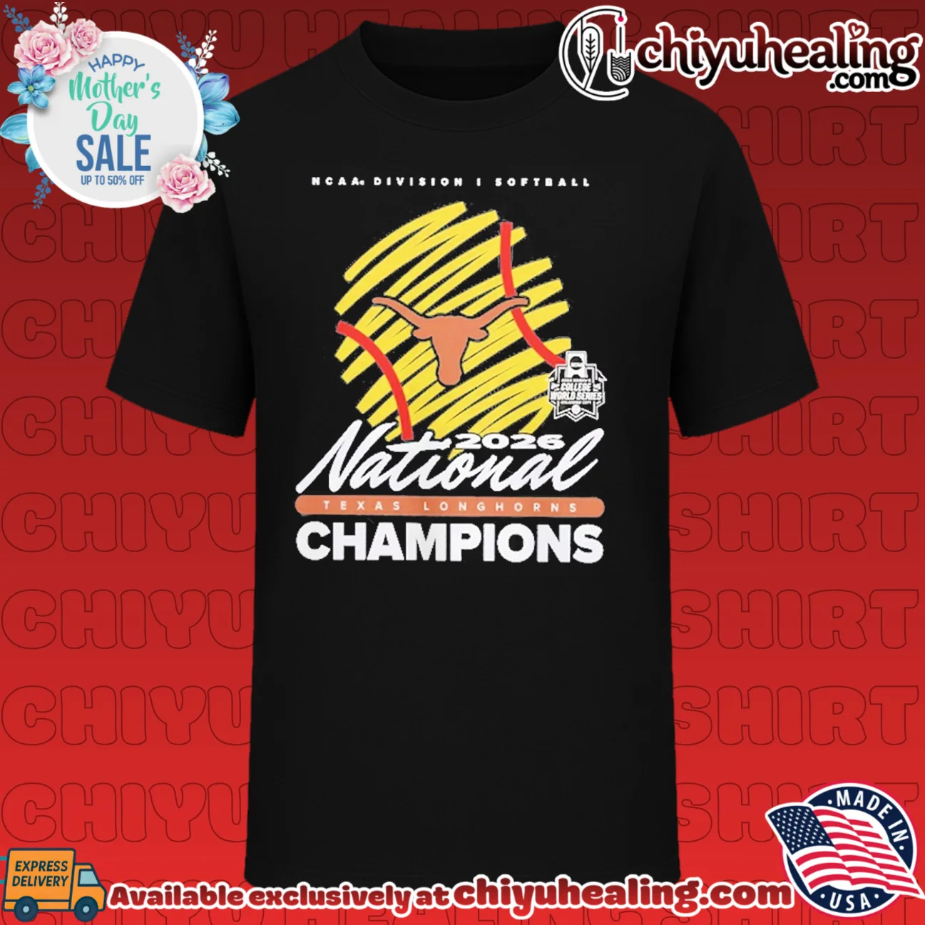 Texas Longhorns 2026 NCAA Softball Women's College World Series Champions Clutch Player