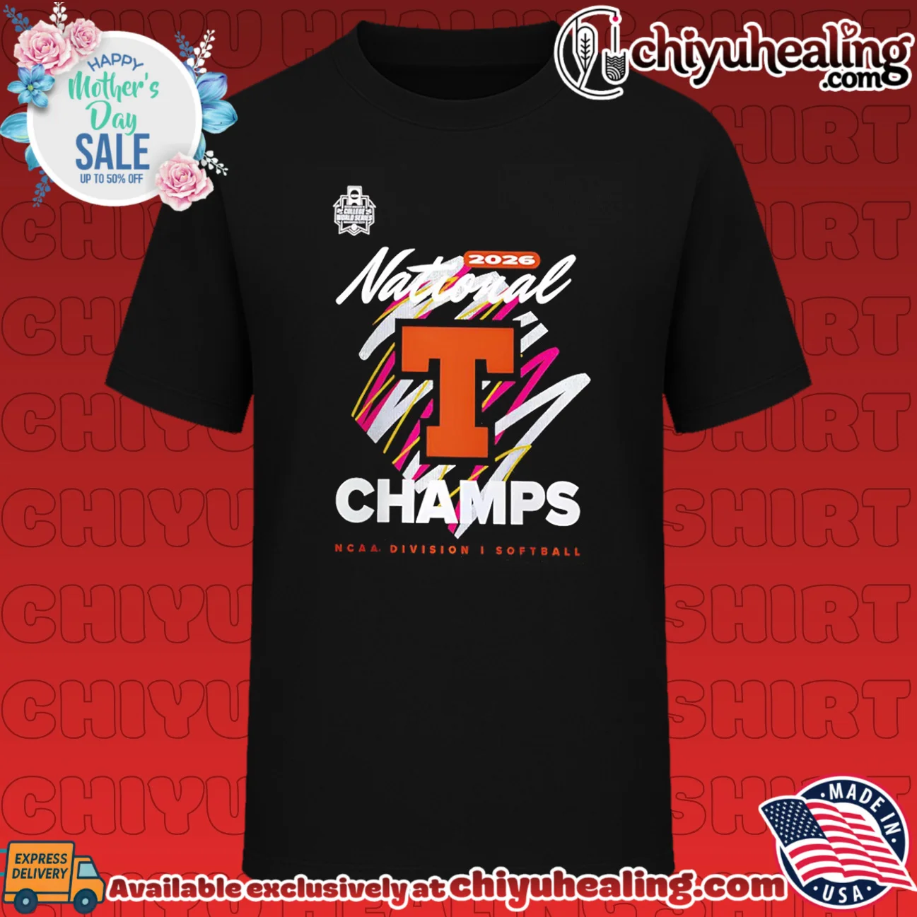 Texas Longhorns 2026 NCAA Softball Women's College World Series National Champions paint
