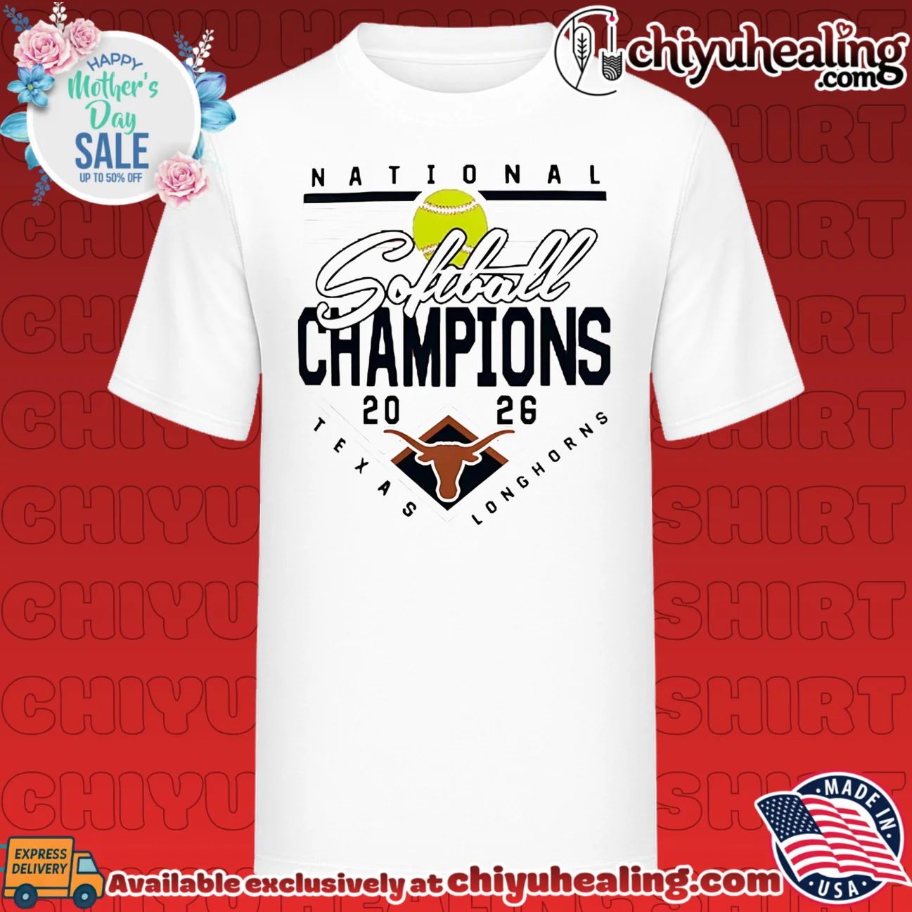 Texas Longhorns 2026 NCAA Softball Women's College World Series National Champions Plate