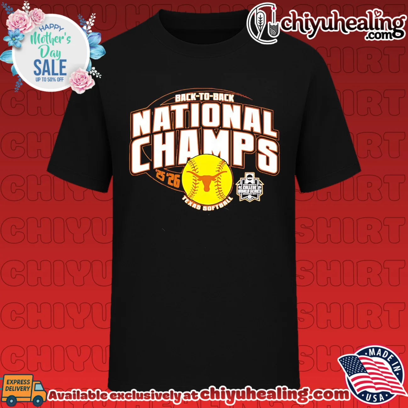 Texas Longhorns 2026 Softball National Champs Back To Back
