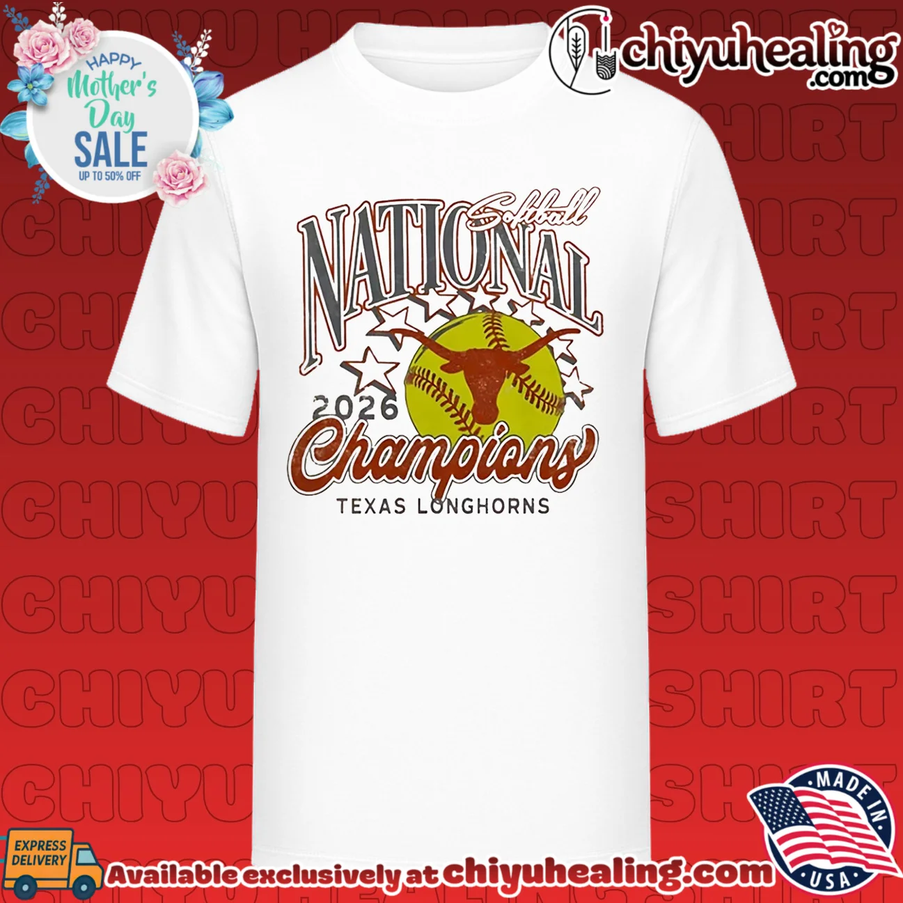 Texas Longhorns 2026 Women's College World Series Champions Star