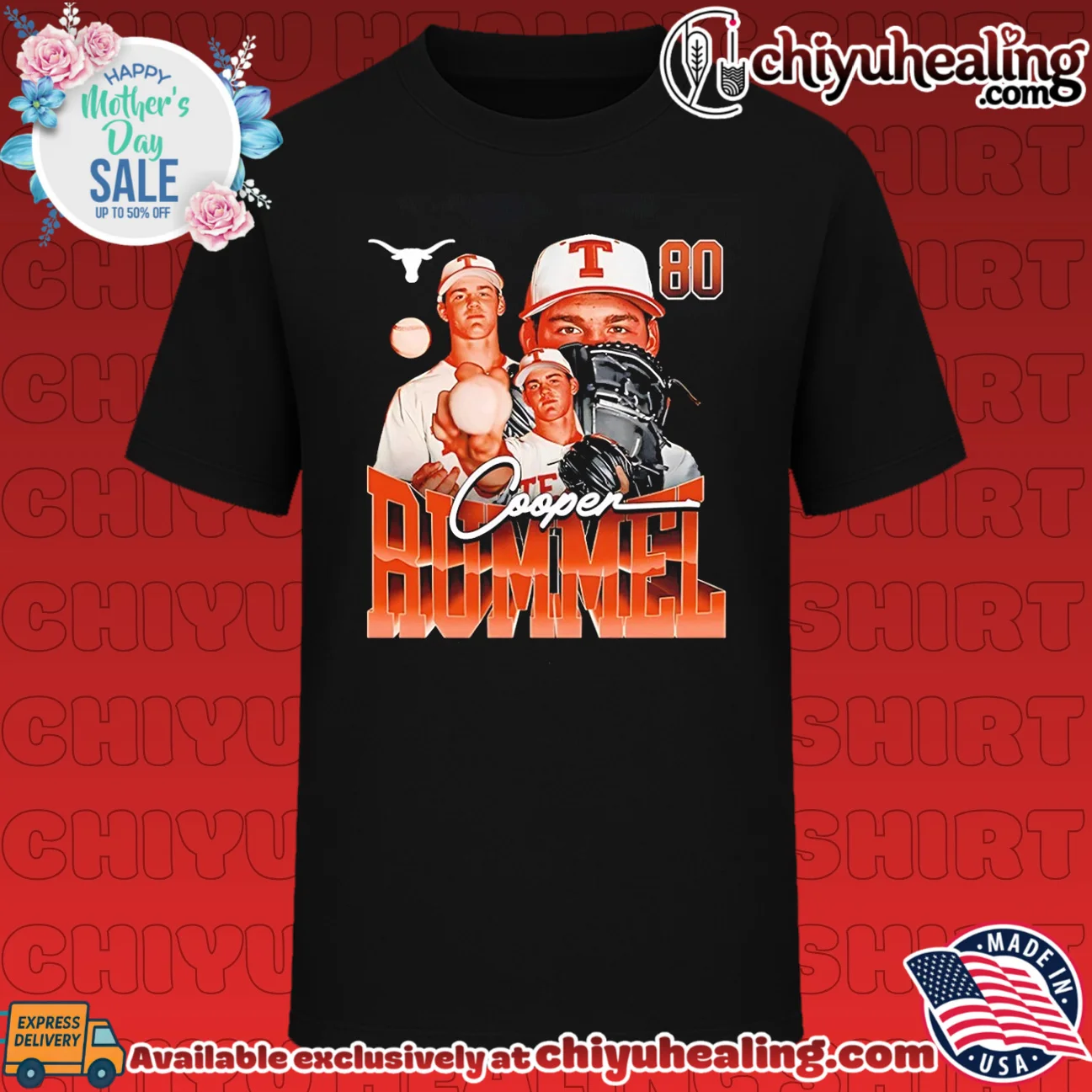Texas Longhorns Cooper Rummel number 80