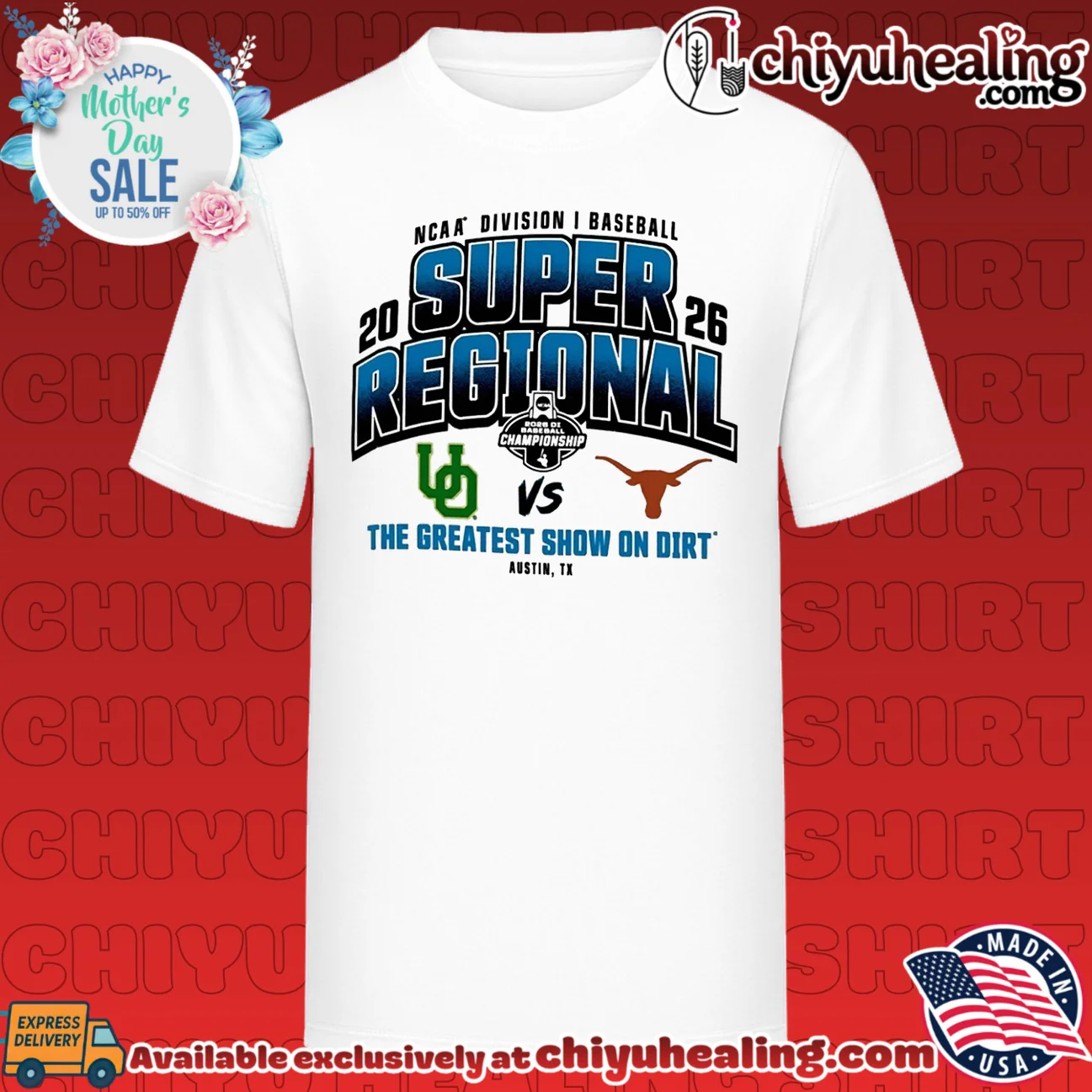 Texas Longhorns vs Oregon Ducks 2026 NCAA Baseball Super Regional The Greatest Show on Dirt