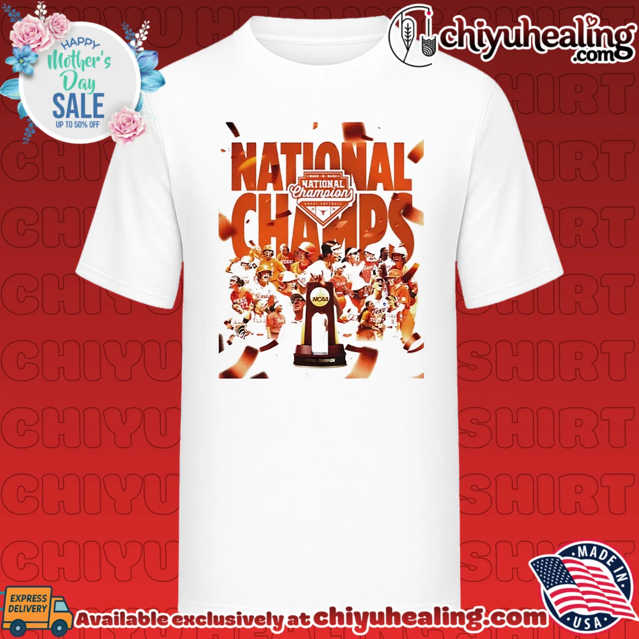 Texas Longhorns Women's Softball NCAA 2026 National Champions Back To Back