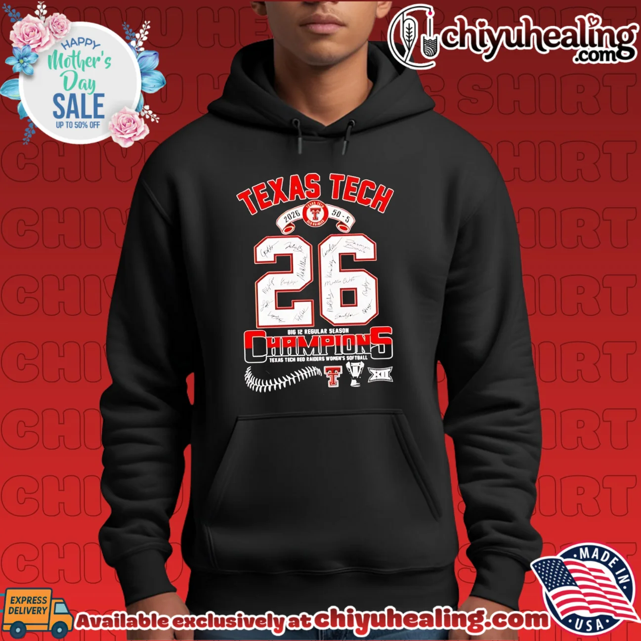 Texas Tech Red Raiders 2026 Big 12 Regular Season Champions Softball retro shirt & hoodie - Premium Streetwear Texas Tech Red Raiders 2026 Big 12 Regular Season Champions Softball retro shirt & hoodie - Premium Streetwear