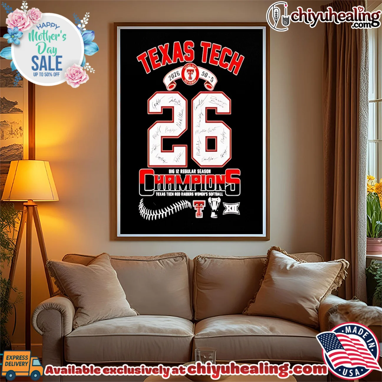 Texas Tech Red Raiders 2026 Big 12 Regular Season Champions Softball retro shirt & hoodie - Premium Streetwear Texas Tech Red Raiders 2026 Big 12 Regular Season Champions Softball