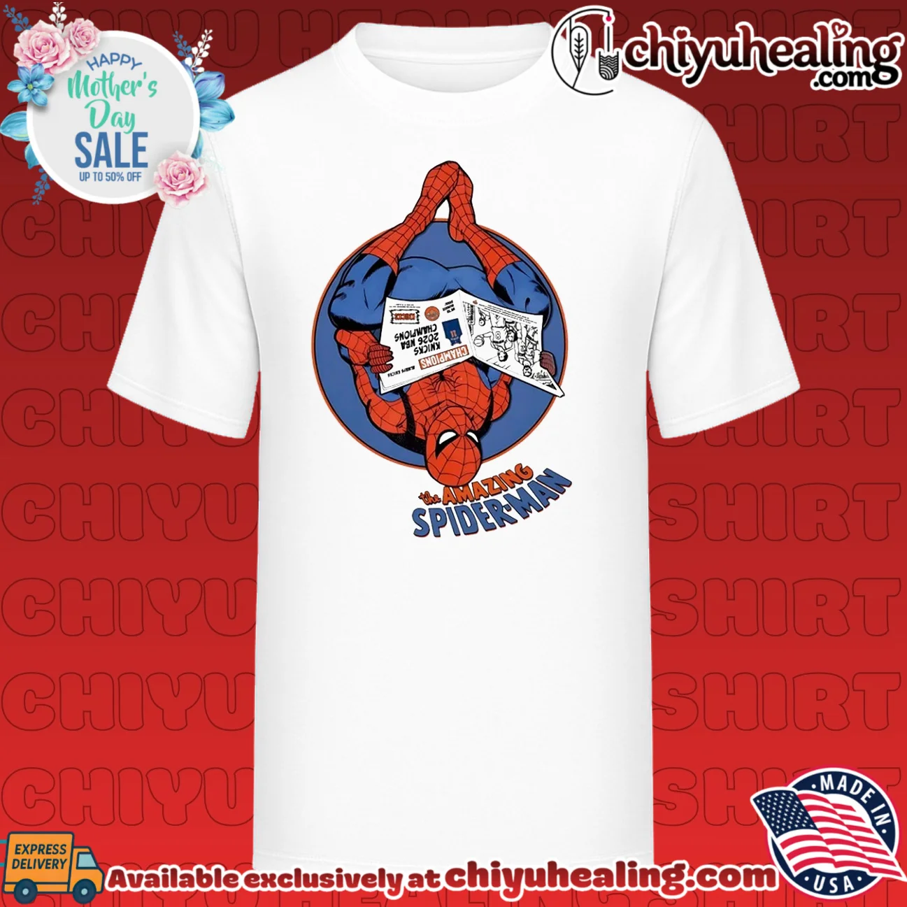 The Amazing Spider-Man New York Knicks 2026 NBA Champions