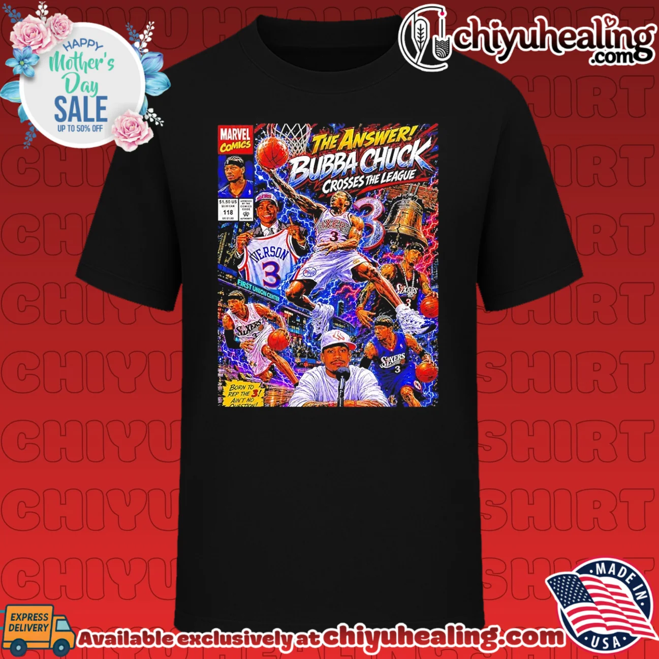 The answer Bubba Chuck crosses the League comic book cover style