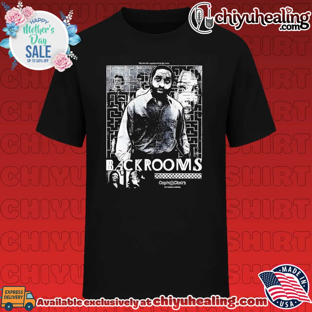 The backrooms distressed maze background