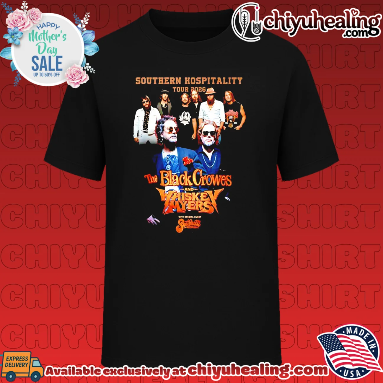 The Black Crowes And Whiskey Myers Southern Hospitality Tourr 2026 shirt