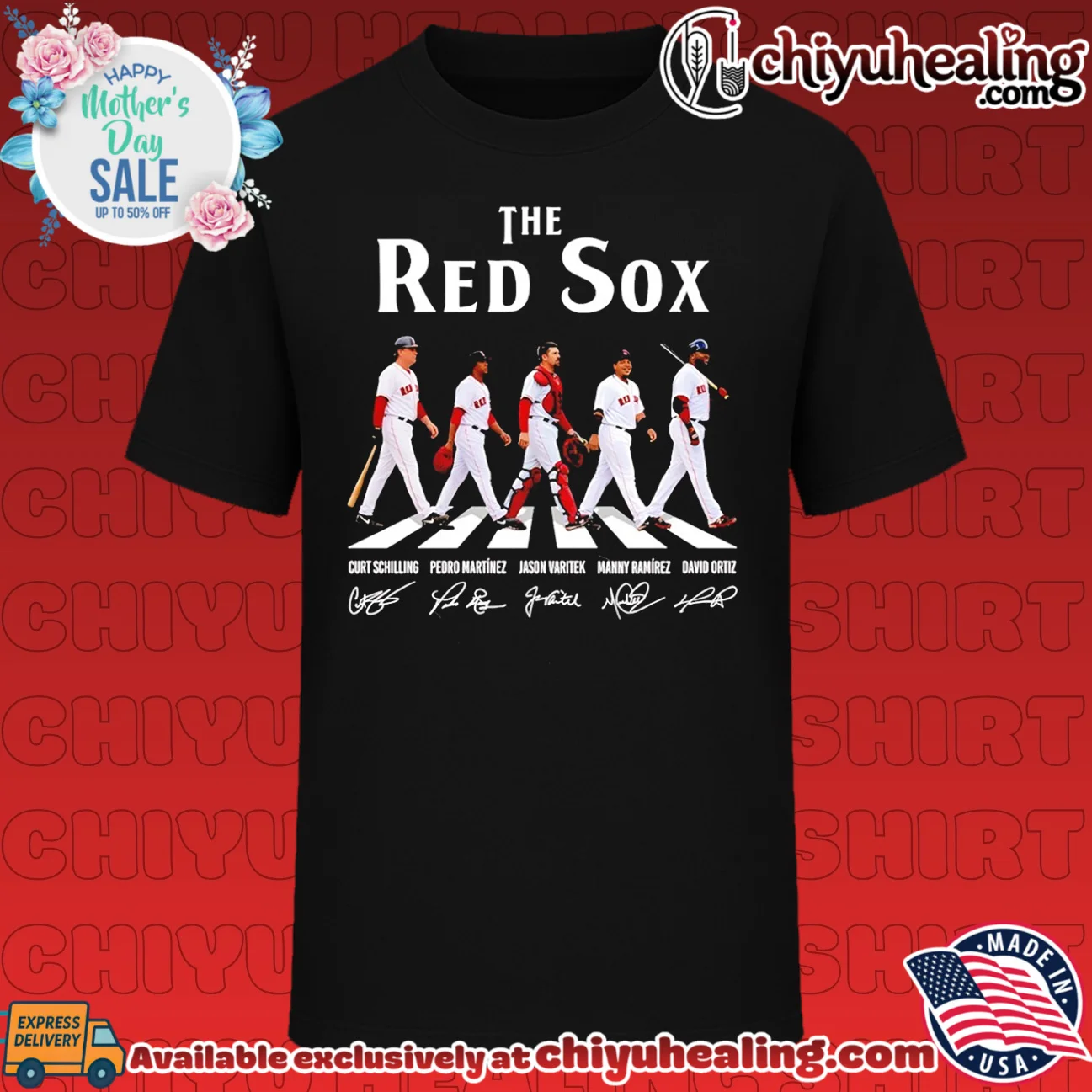 The Boston Red Sox Curt Schilling Pedro Martinez Jason Varitek Manny Ramirez David Ortiz shirt & hoodie