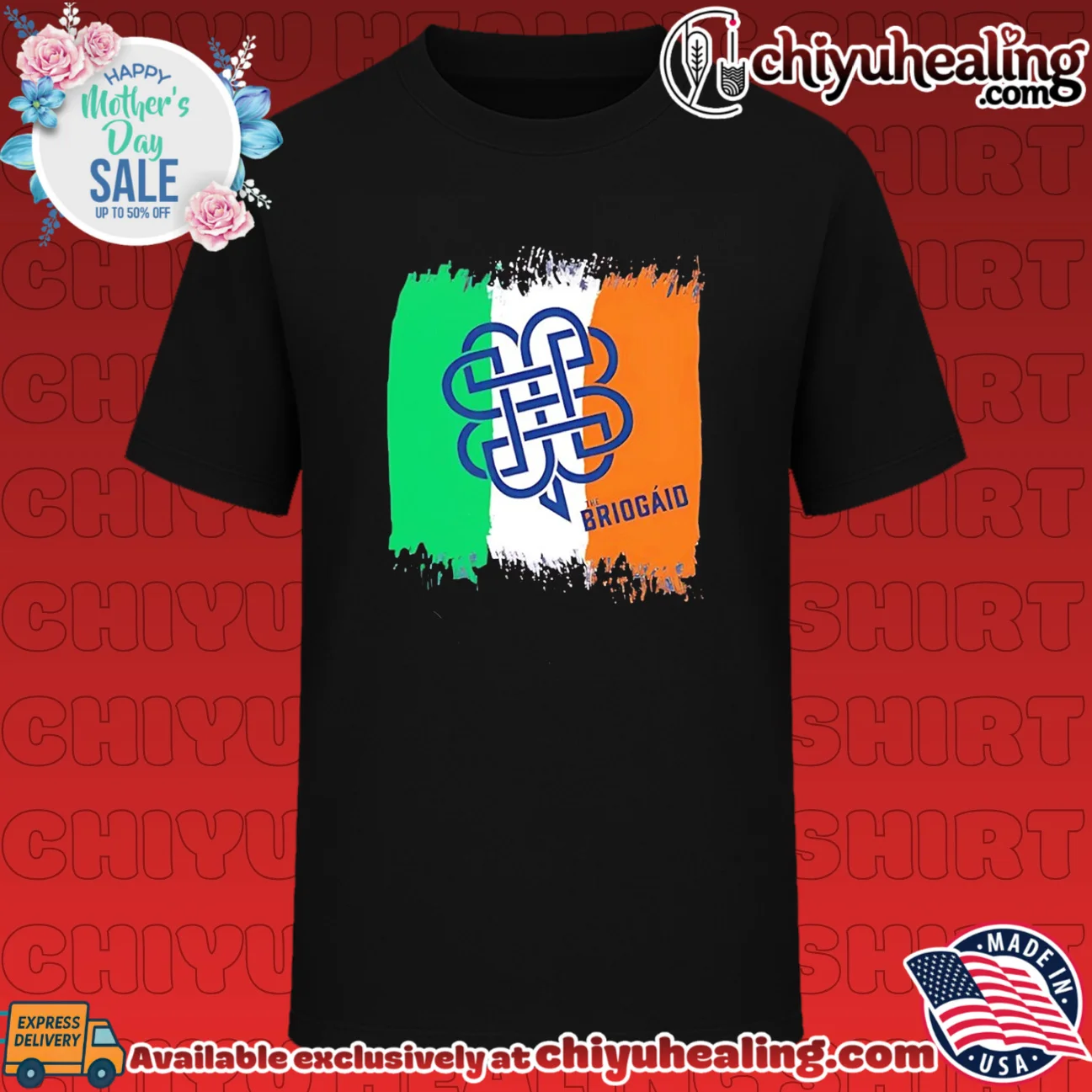 The Briogaid Irish Flag Clover Ireland Shamrock