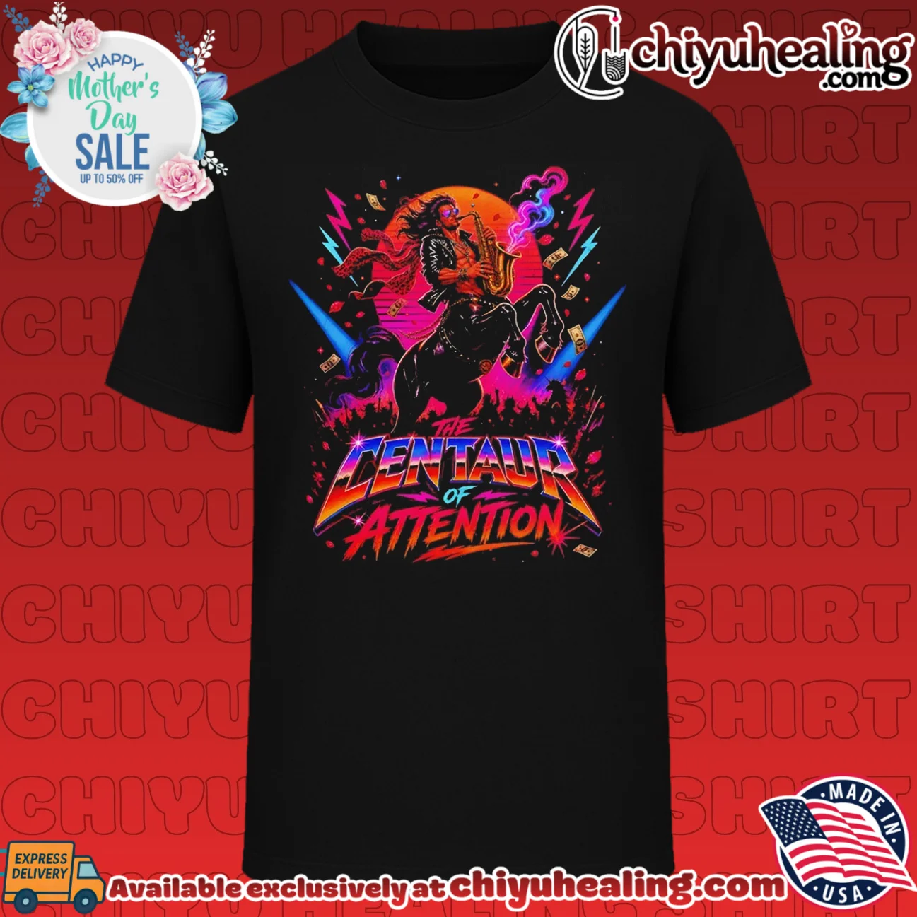 The Centaur of Attention Saxophone Player shirt & hoodie
