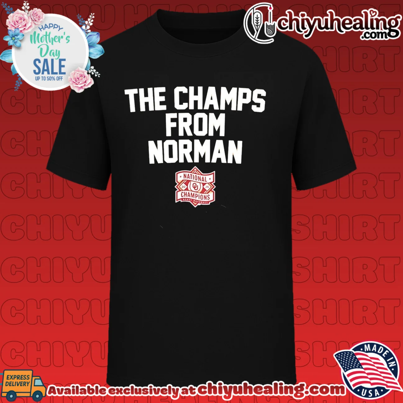 The Champs from Norman Oklahoma Sooners National Champions shirt & hoodie