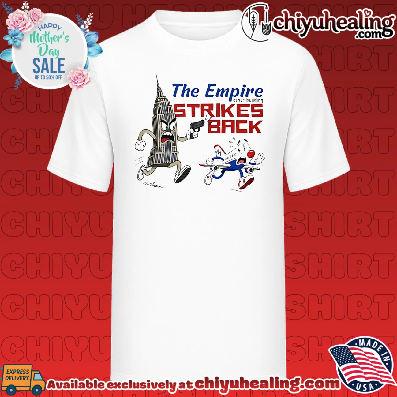 The Empire State Building Strikes Back New York City shirt & hoodie