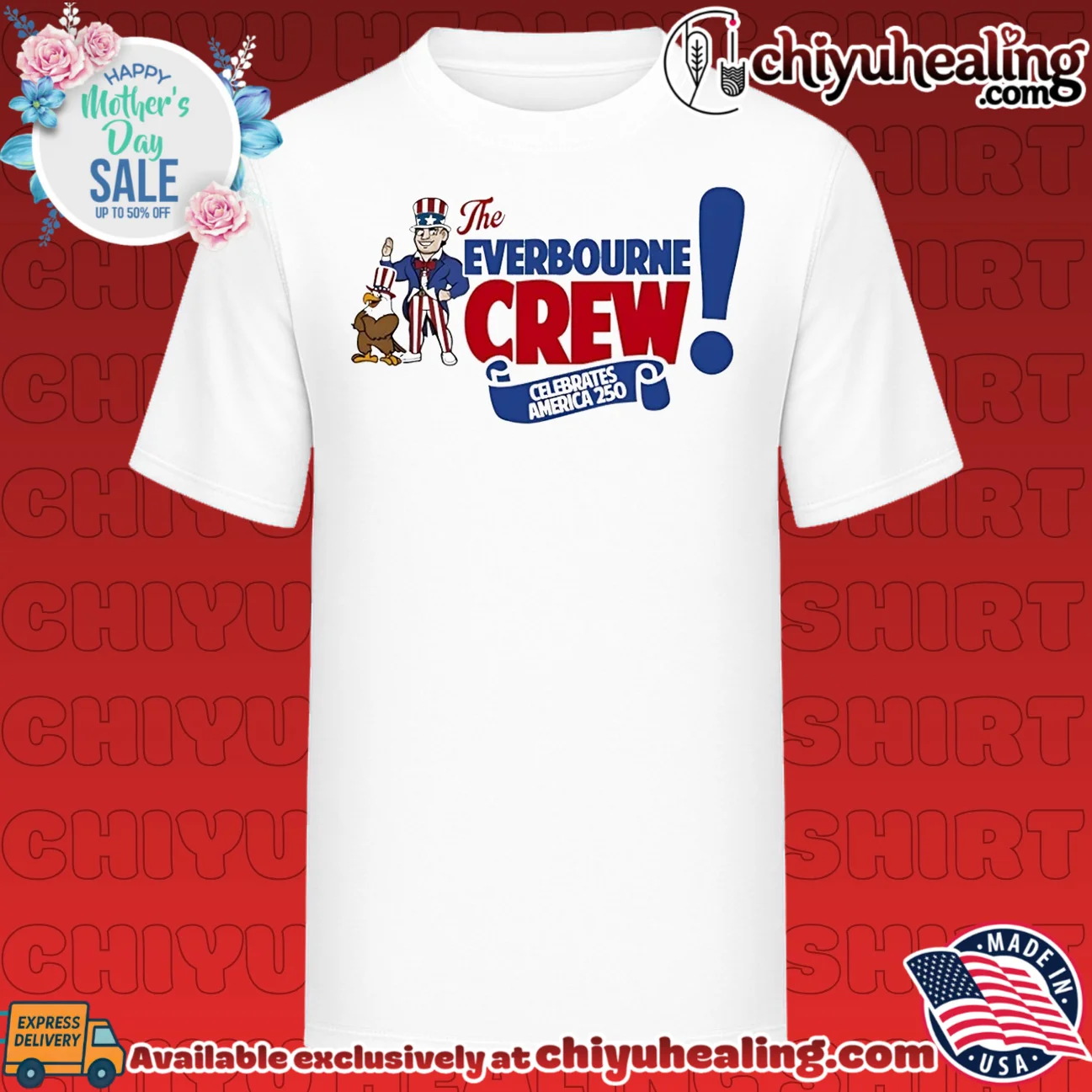The Everbourne crew celebrates America 250 shirt & hoodie
