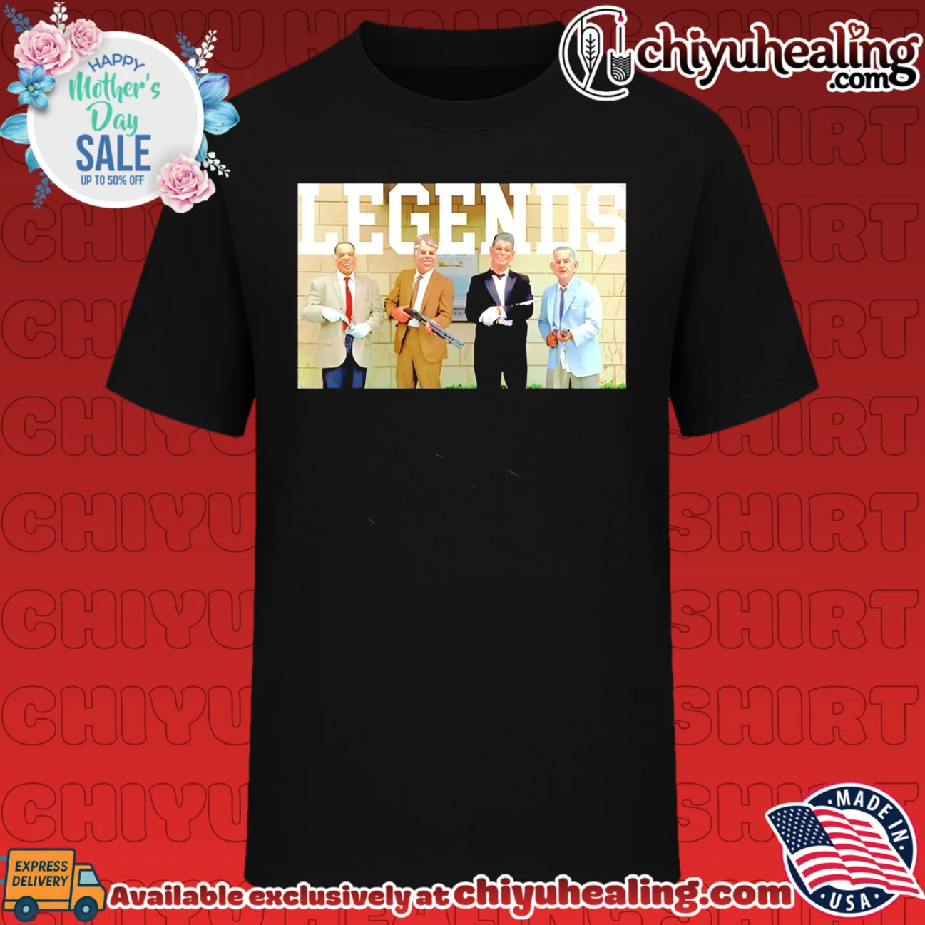 The Ex-Presidents Legends Point Break Presidential Masks shirt & hoodie