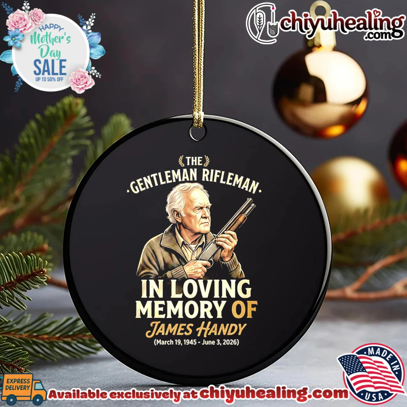 The Gentleman Rifleman in loving memory of James Handy 1945 2026 timeless shirt & hoodie | Aesthetic Apparel The Gentleman Rifleman in loving memory of James Handy 1945 2026