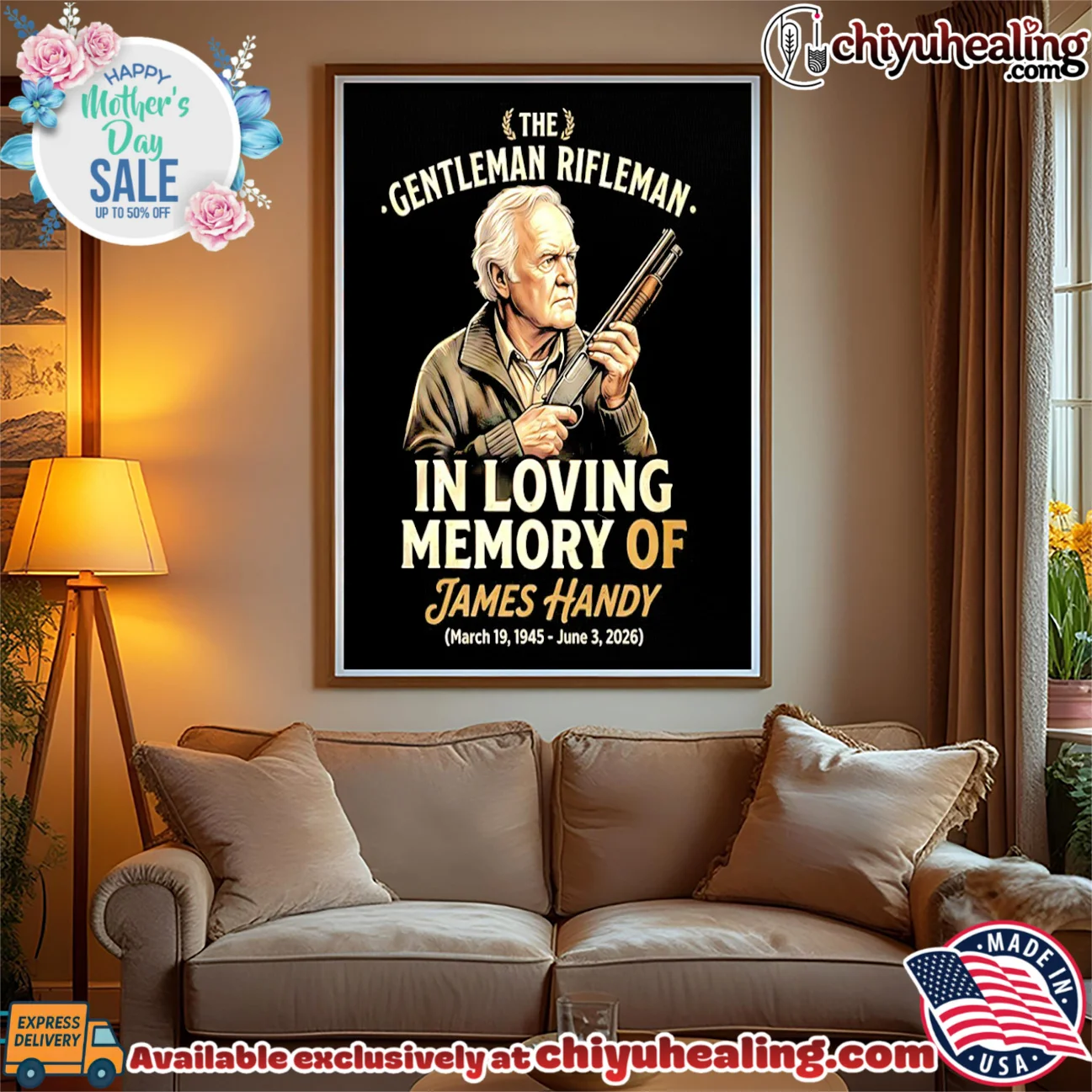 The Gentleman Rifleman in loving memory of James Handy 1945 2026 timeless shirt & hoodie | Aesthetic Apparel The Gentleman Rifleman in loving memory of James Handy 1945 2026