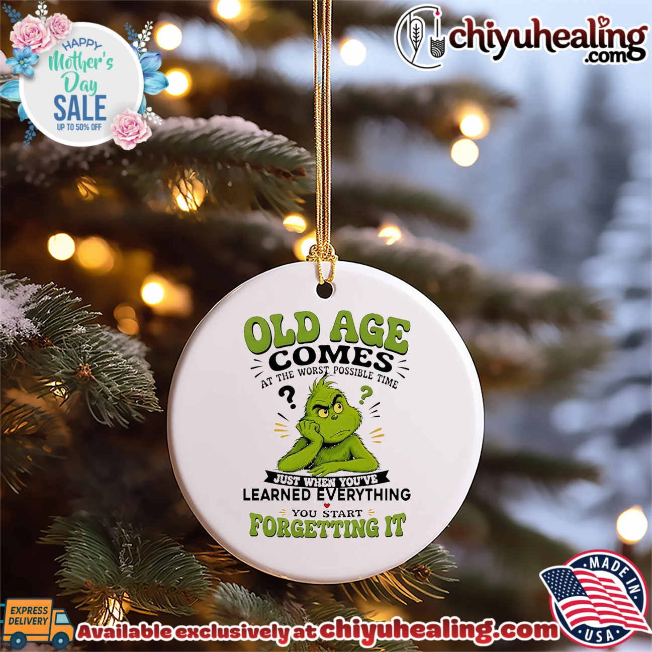 The Grinch Old Age Comes at the Worst Possible Time shirt & hoodie The Grinch Old Age Comes at the Worst Possible Time shirt & hoodie
