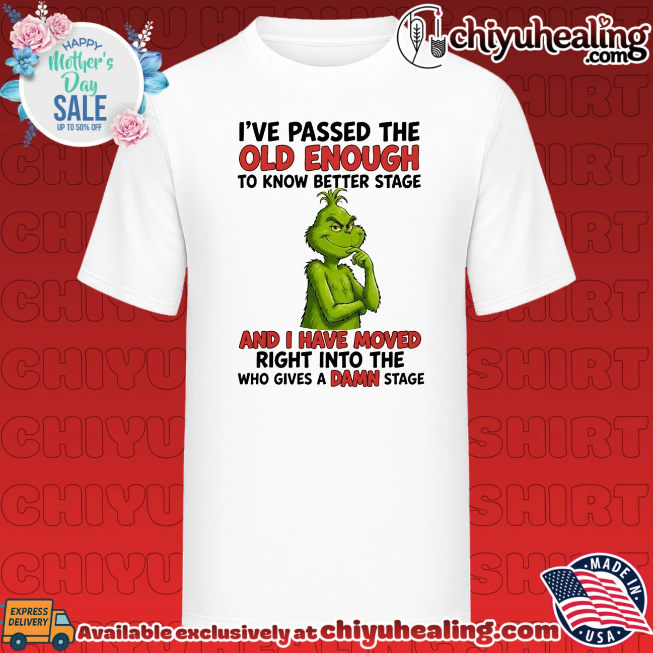 The Grinch Passed the Old Enough to Know Better Who Gives a Damn Stage