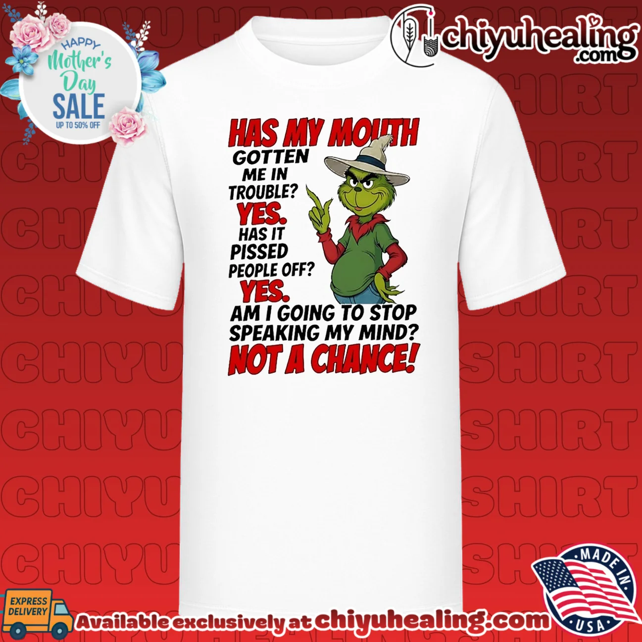 The Grinch speaking my mind not a chance