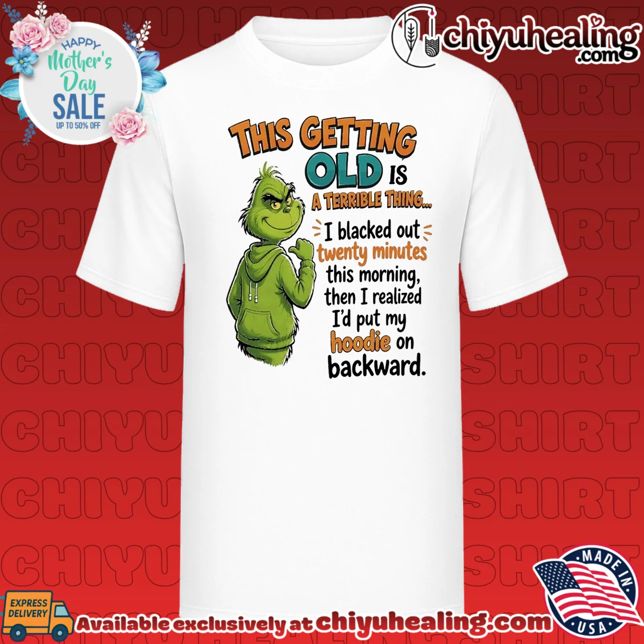 The Grinch This Getting Old Is a Terrible Thing shirt & hoodie