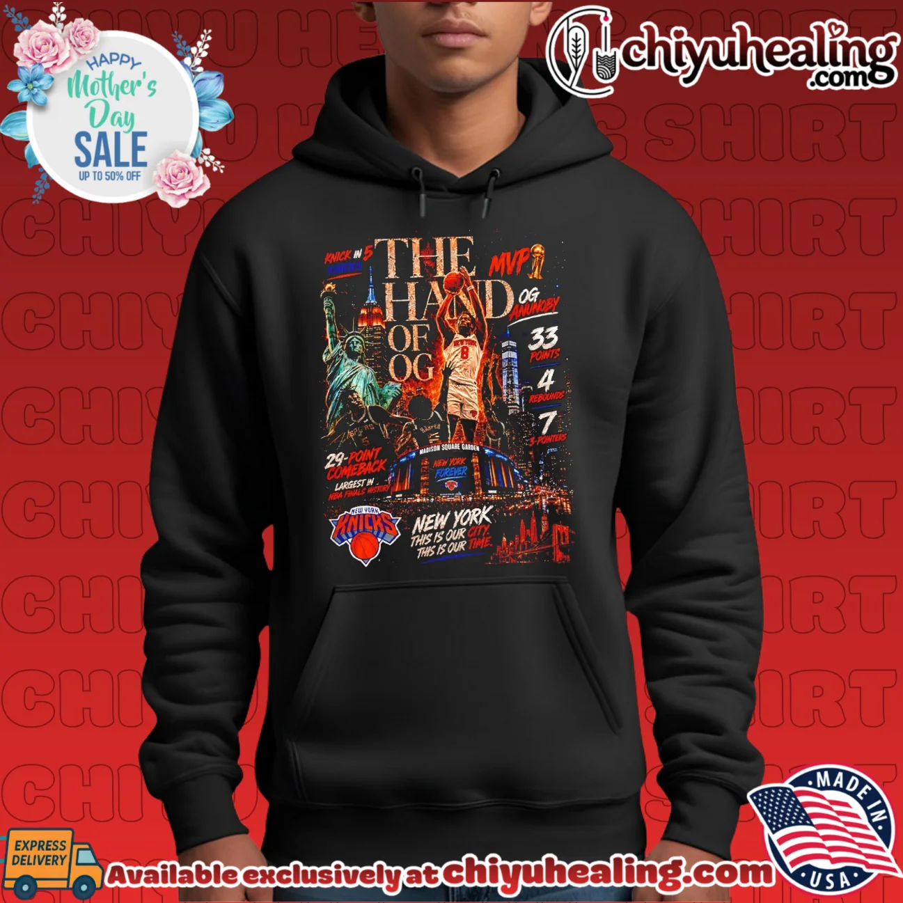 The Hand Of Og Anunoby New York Knicks this is our city this is our time original shirt & hoodie - Premium Streetwear The Hand Of Og Anunoby New York Knicks this is our city this is our time original shirt & hoodie - Premium Streetwear