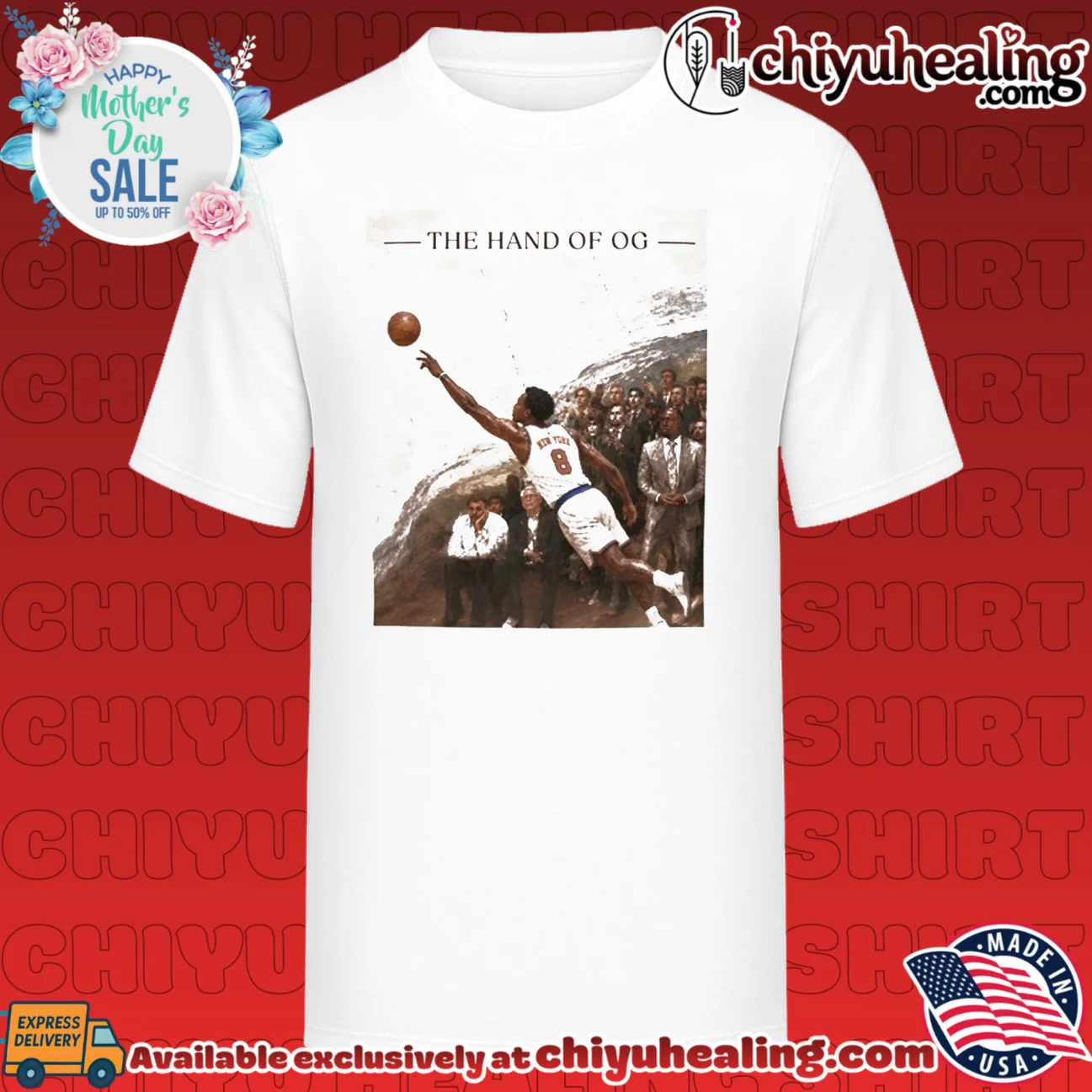 The Hand of OG NY Knicks NBA Champions 2026
