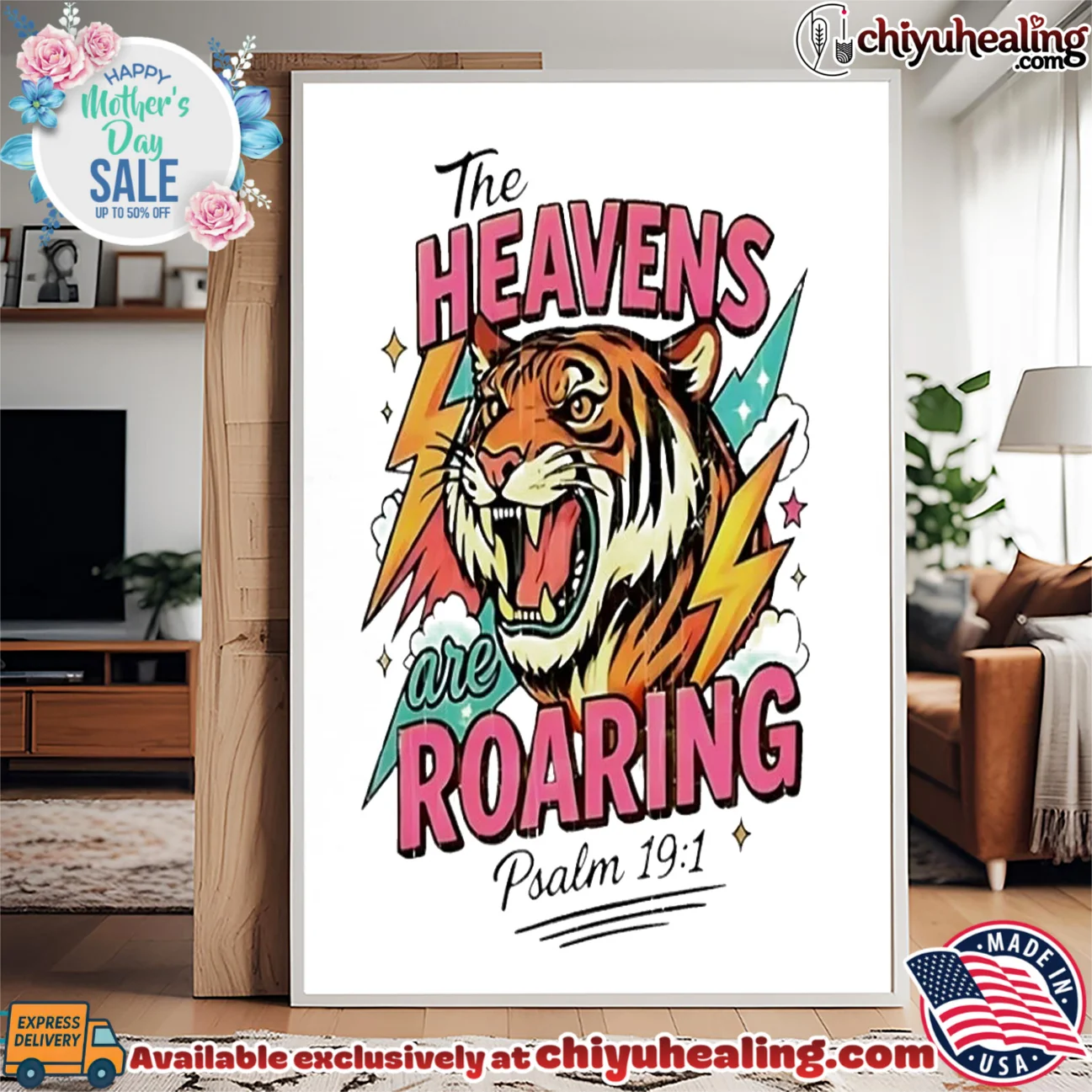 The heavens are roaring cartoon tiger hype shirt & hoodie | Collector Series The heavens are roaring cartoon tiger