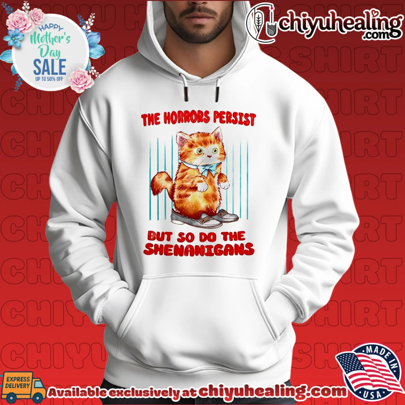 The horrors persist but so do the shenanigans Cat iconic shirt & hoodie - Ultimate Gift Edition The horrors persist but so do the shenanigans Cat iconic shirt & hoodie - Ultimate Gift Edition