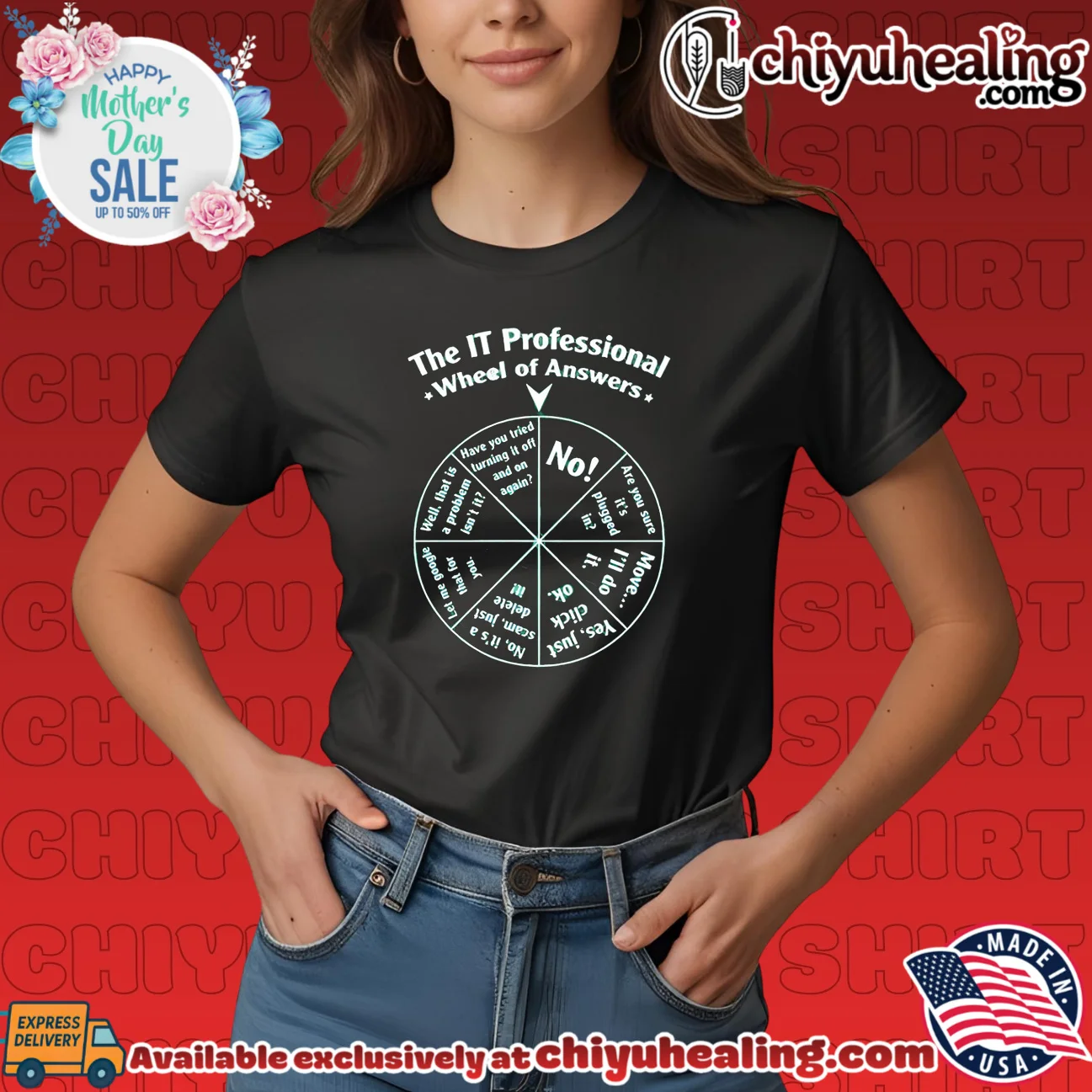 The IT Professional Wheel of Answers funny epic shirt & hoodie | 2026 Edition Drop The IT Professional Wheel of Answers funny
