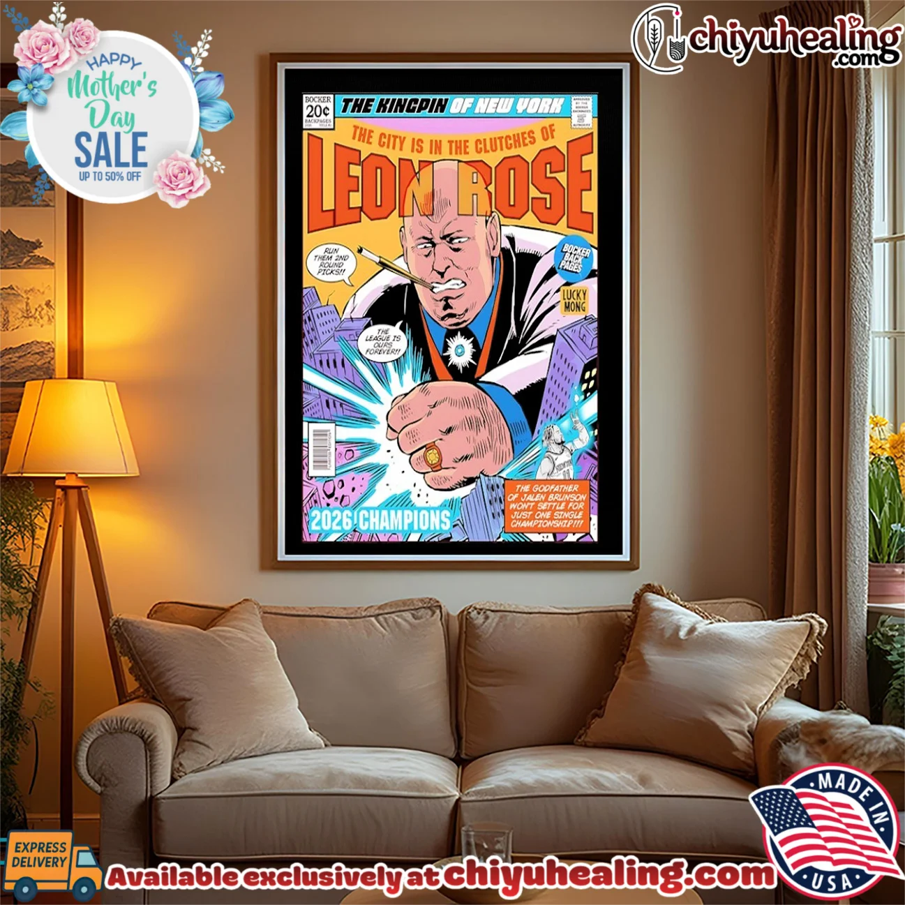 The Kingpin of New York the city is in the clutches of Leon Rose comic style shirt & hoodie The Kingpin of New York the city is in the clutches of Leon Rose comic style shirt & hoodie
