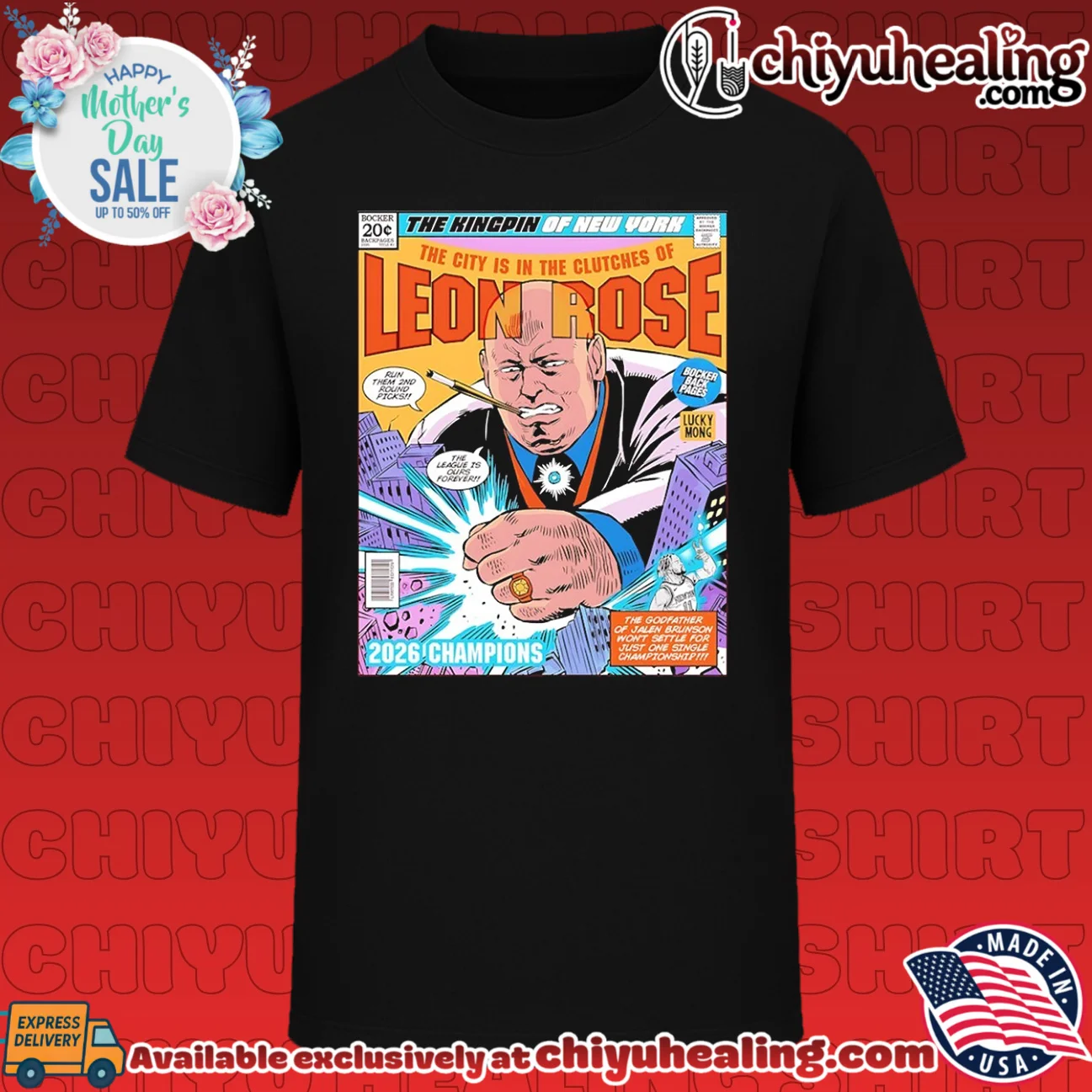 The Kingpin of New York the city is in the clutches of Leon Rose comic style shirt & hoodie