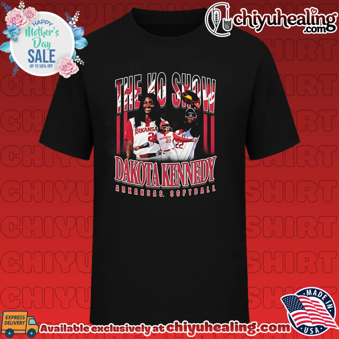 The Ko Show Arkansas Dakota Kennedy number 22