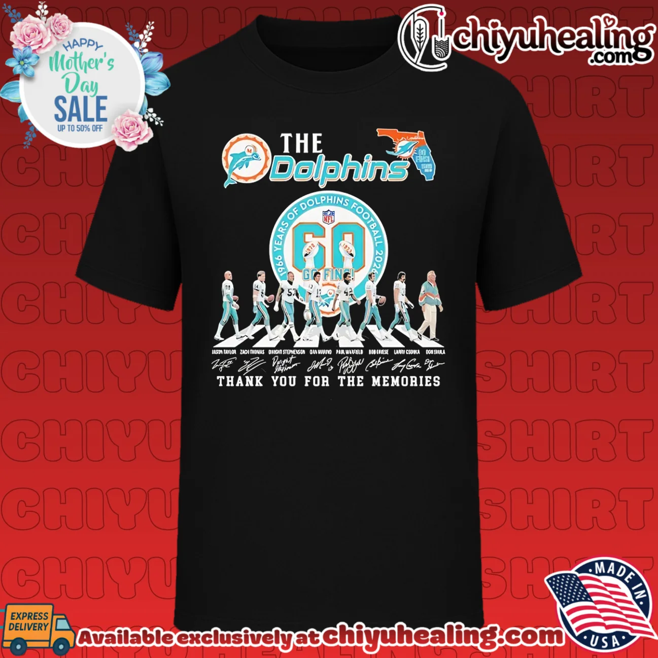 The Miami Dolphins 60th Anniversary Abbey Road thank you for the memories
