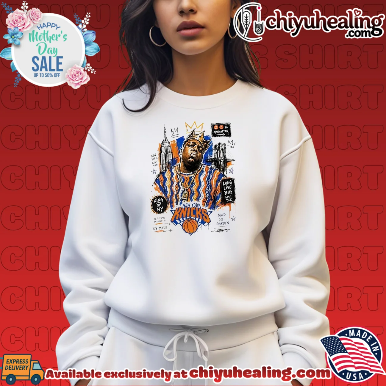The Notorious BIG New York or Nowhere Knicks 2026 NBA Finals art print prime shirt & hoodie | Exclusive Fan Gear The Notorious BIG New York or Nowhere Knicks 2026 NBA Finals art print