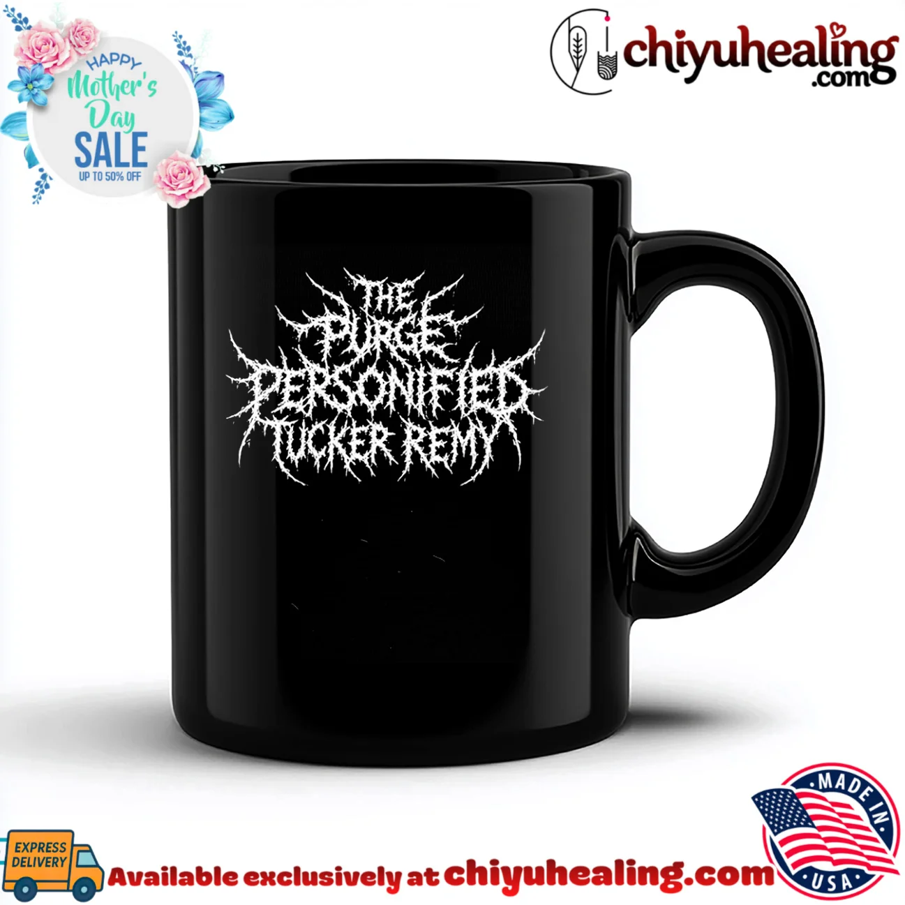 The purge personified Tucker Remy illegible metal style bespoke shirt & hoodie | 2026 Edition Drop The purge personified Tucker Remy illegible metal style