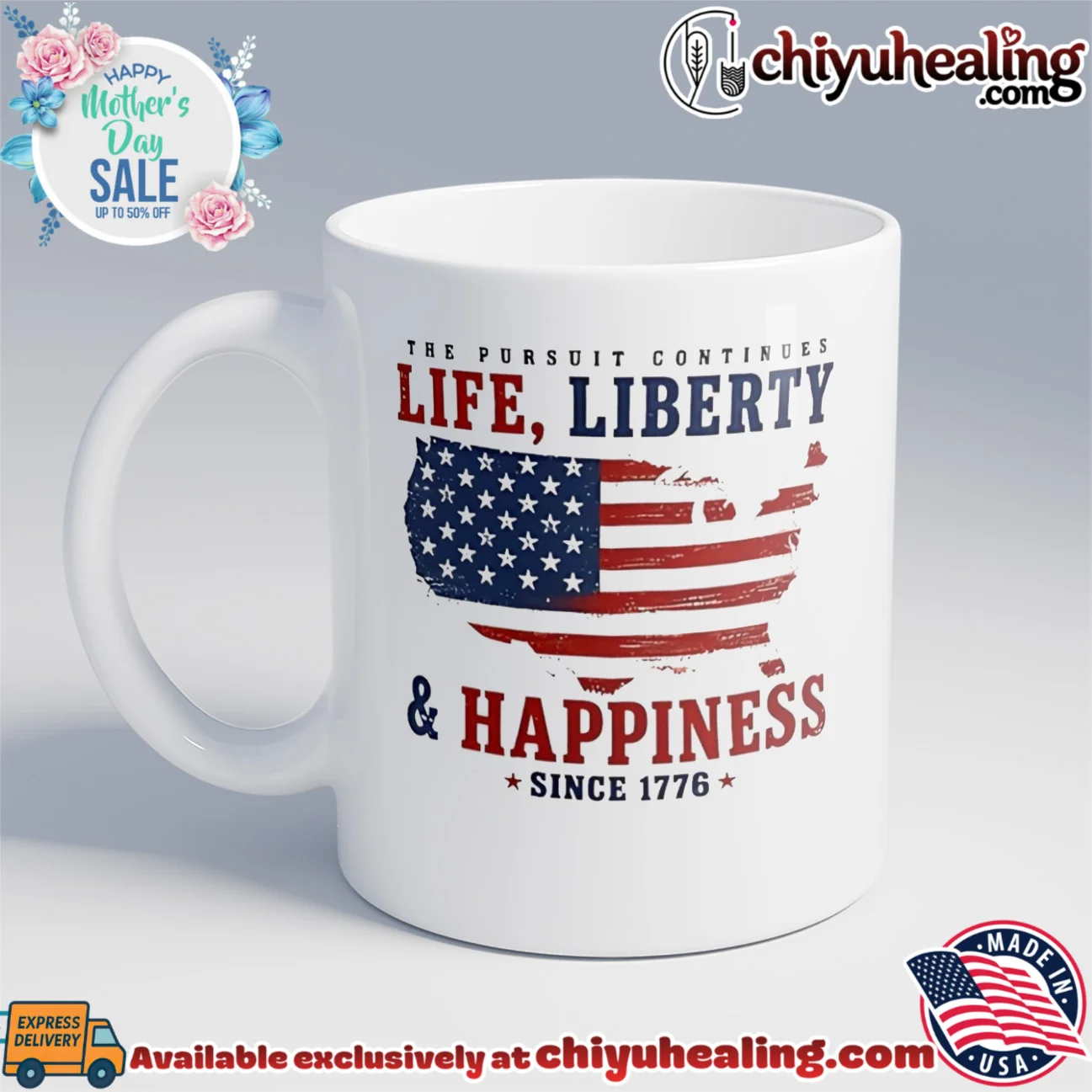 The pursuit continues life liberty and happiness since 1776 America flag masterpiece shirt & hoodie - Premium Streetwear The pursuit continues life liberty and happiness since 1776 America flag