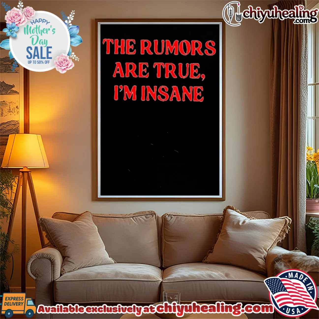 The Rumors Are True I'm Insane timeless shirt & hoodie | Iconic Look The Rumors Are True I'm Insane