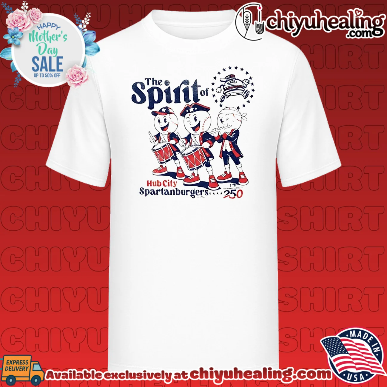 The Spirit of Hub City Spartanburgers 250 shirt & hoodie
