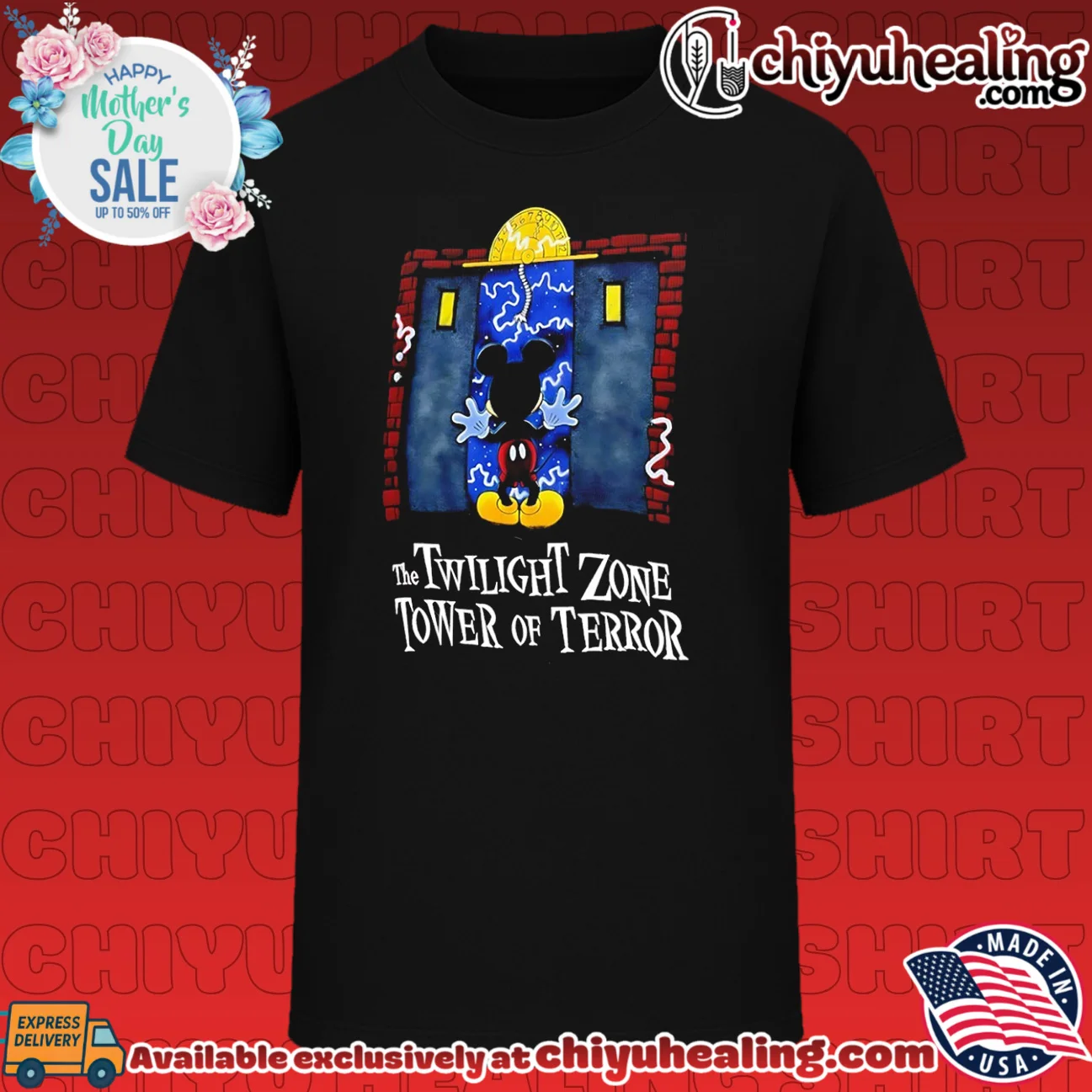 The Twilight Zone Tower Of Terror Mickey Retro Elevator shirt & hoodie