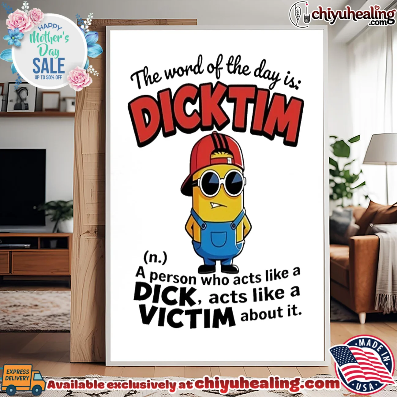 The word of the days dicktim Minion shirt classic shirt & hoodie - Ultimate Gift Edition The word of the days dicktim Minion shirt