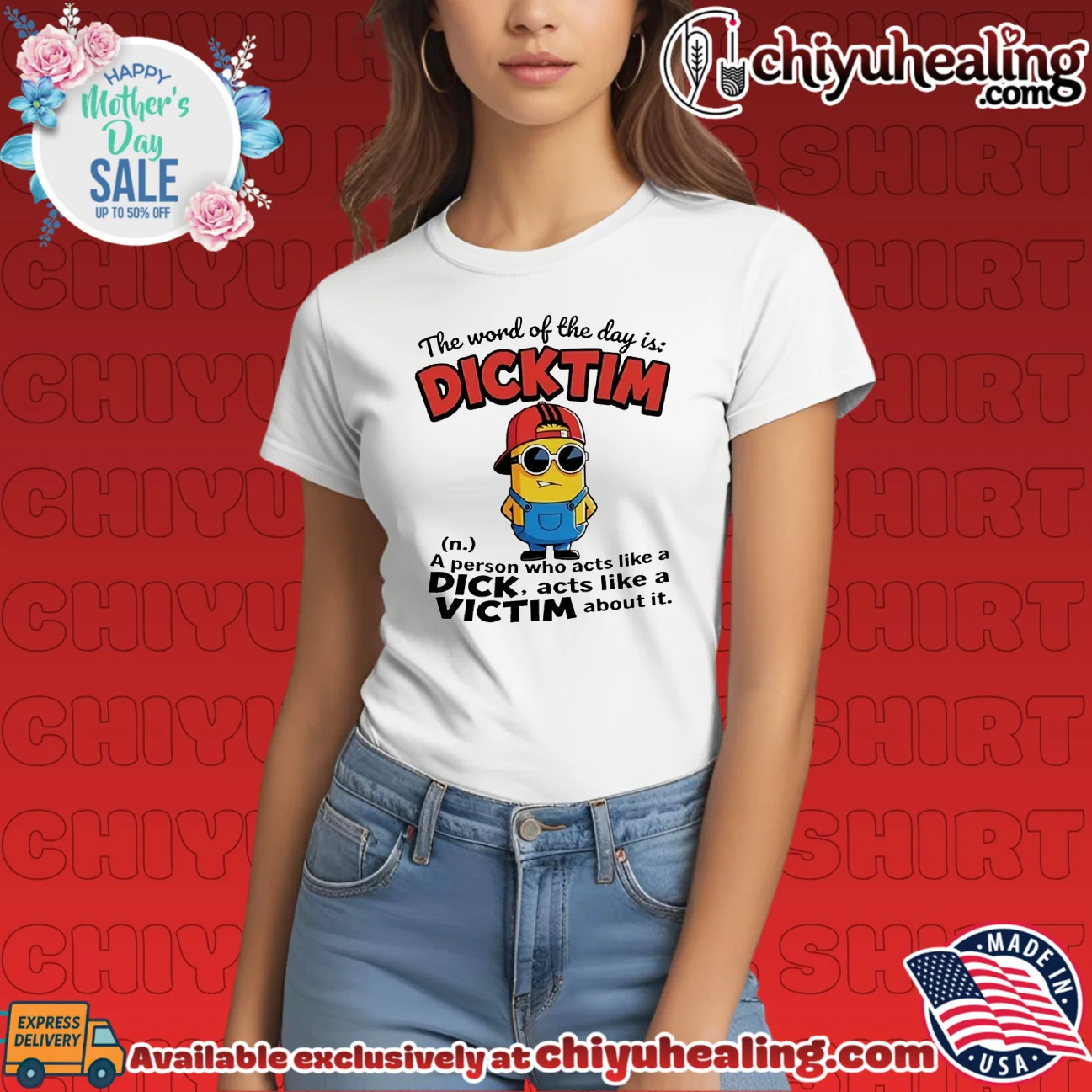 The word of the days dicktim Minion shirt classic shirt & hoodie - Ultimate Gift Edition The word of the days dicktim Minion shirt