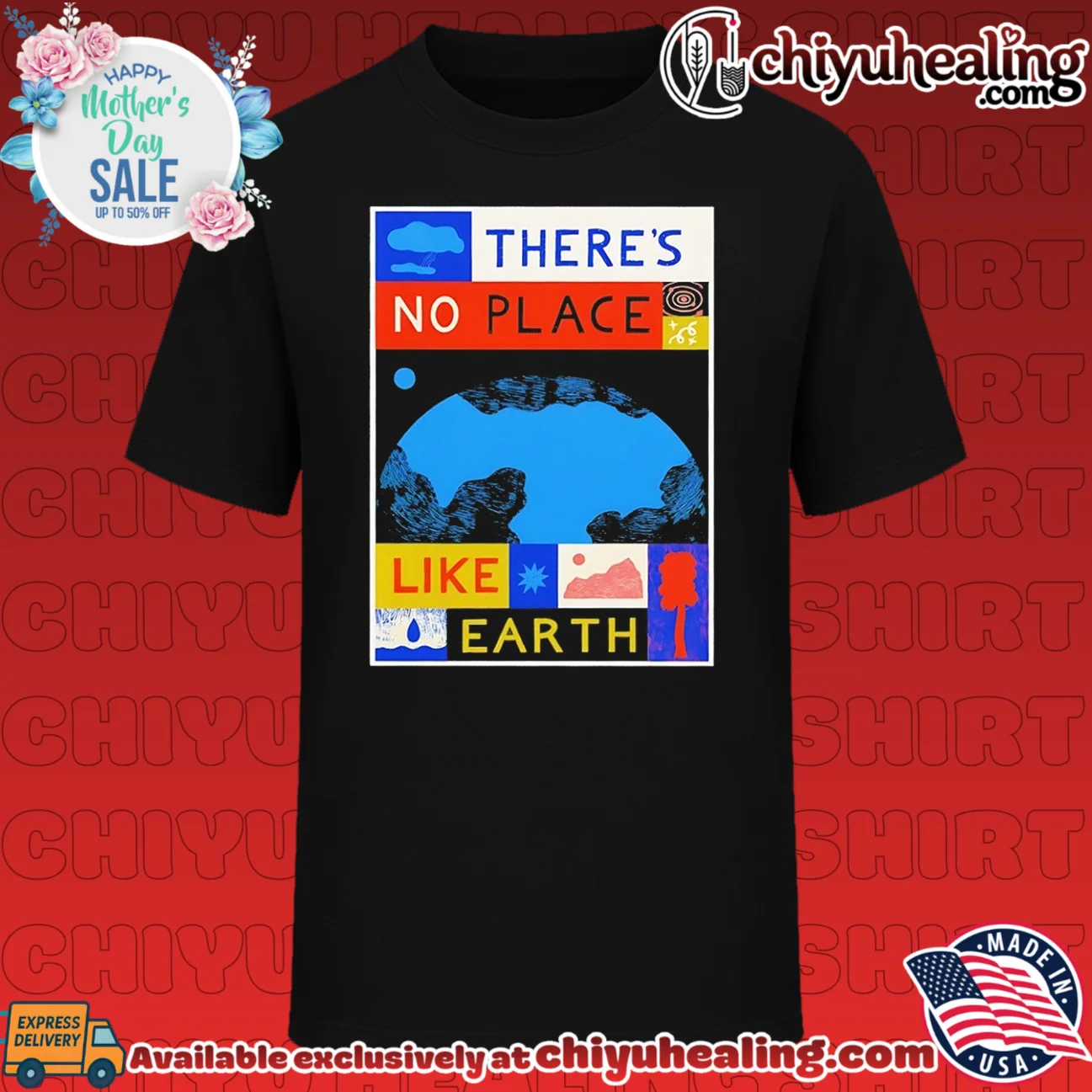 There's no place like Earth graphic