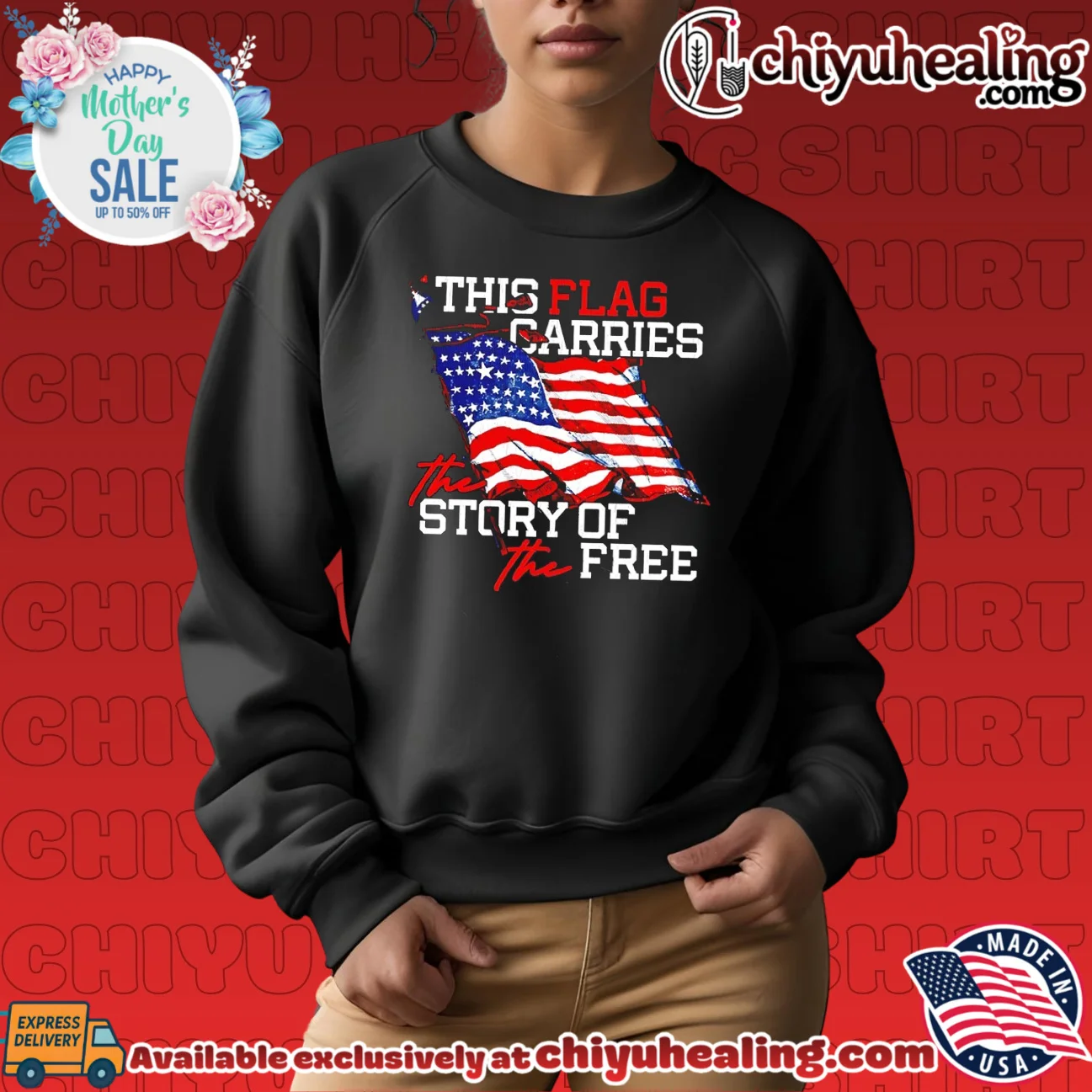 This flag carries the story of the free America 2026 signature shirt & hoodie | Exclusive Fan Gear This flag carries the story of the free America 2026