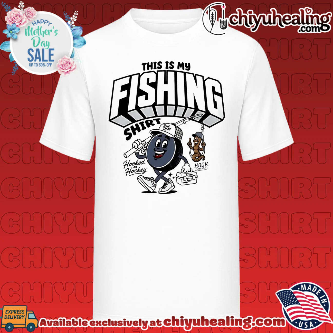This is my fishing hooked on hockey